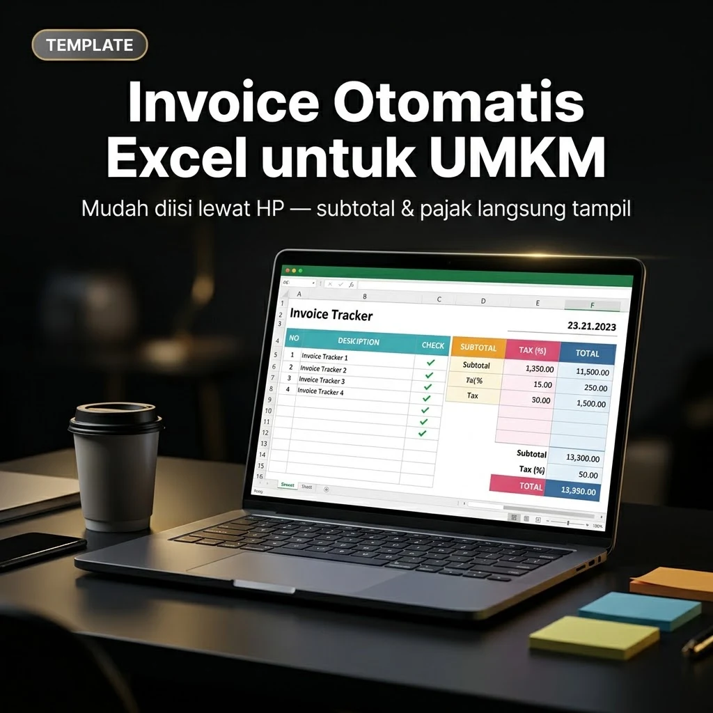 Invoice Otomatis Excel untuk UMKM