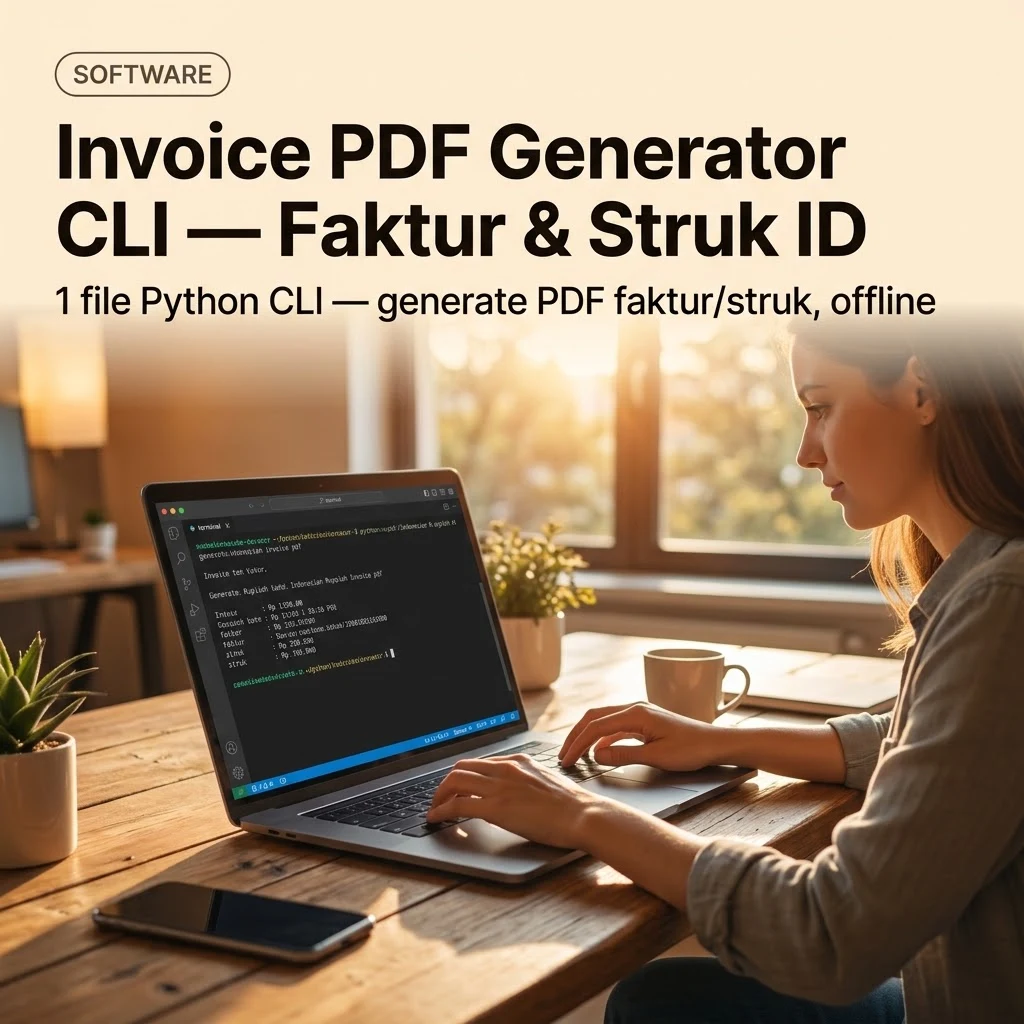 Invoice PDF Generator CLI — Faktur & Struk ID