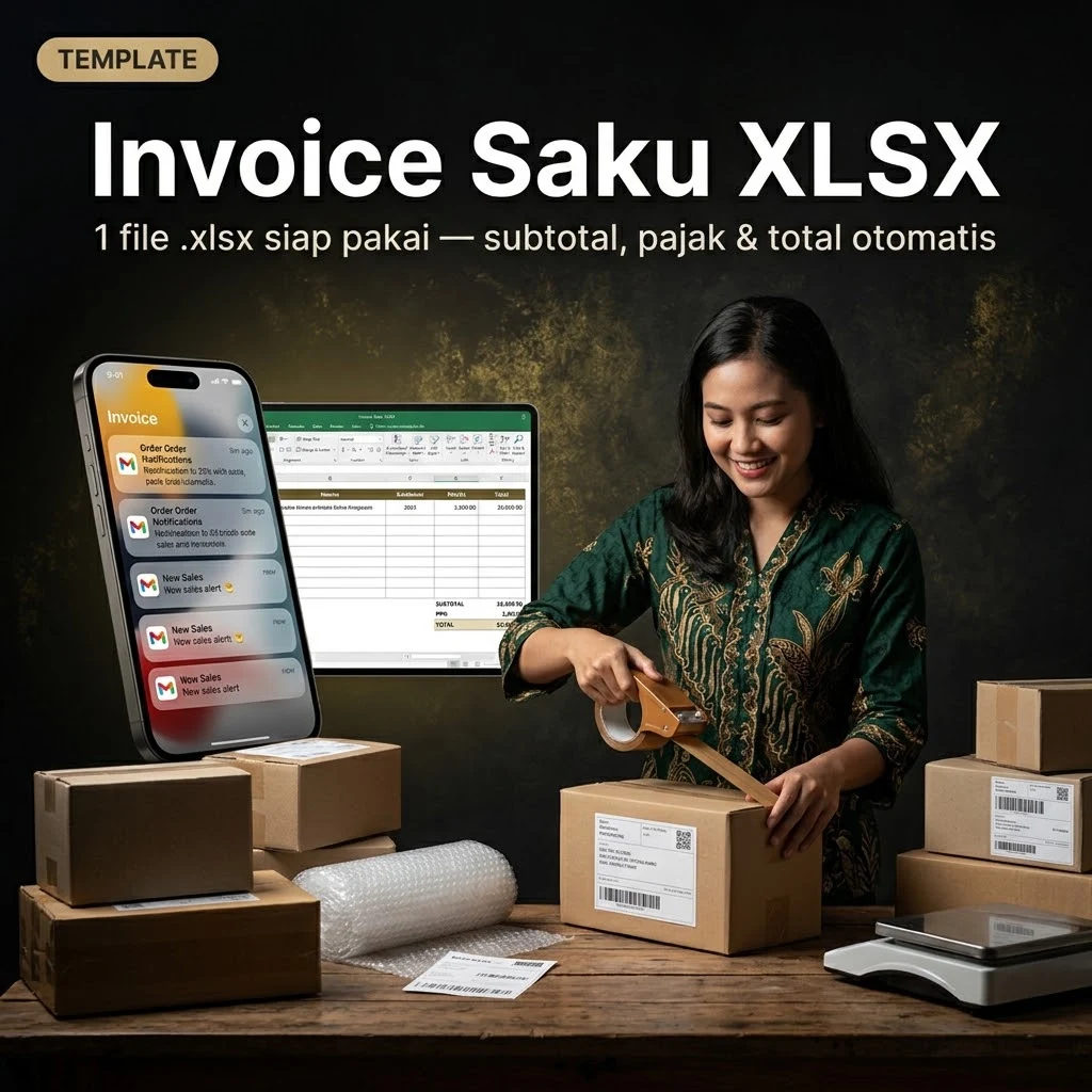 Invoice Saku XLSX