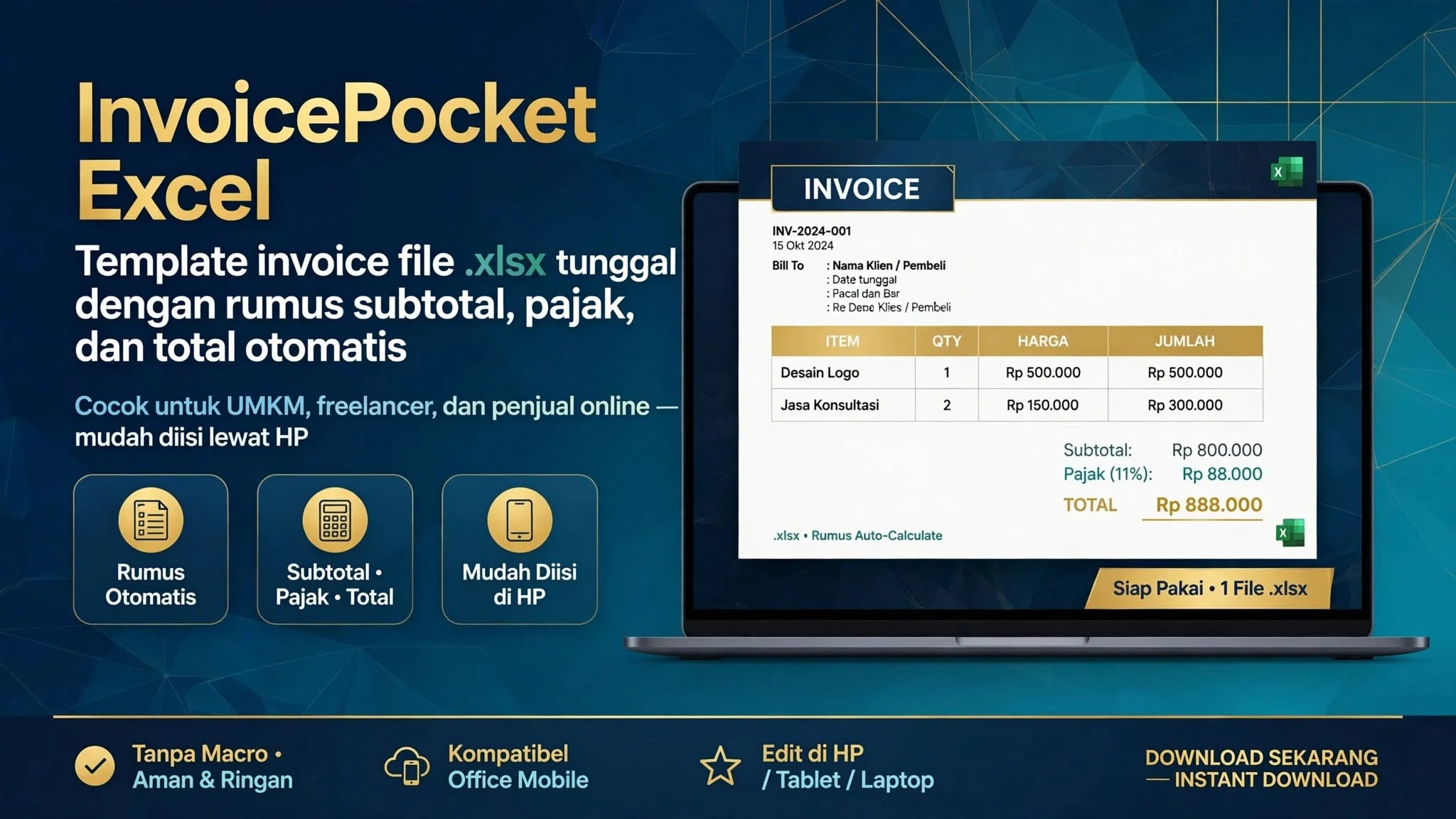 InvoicePocket Excel
