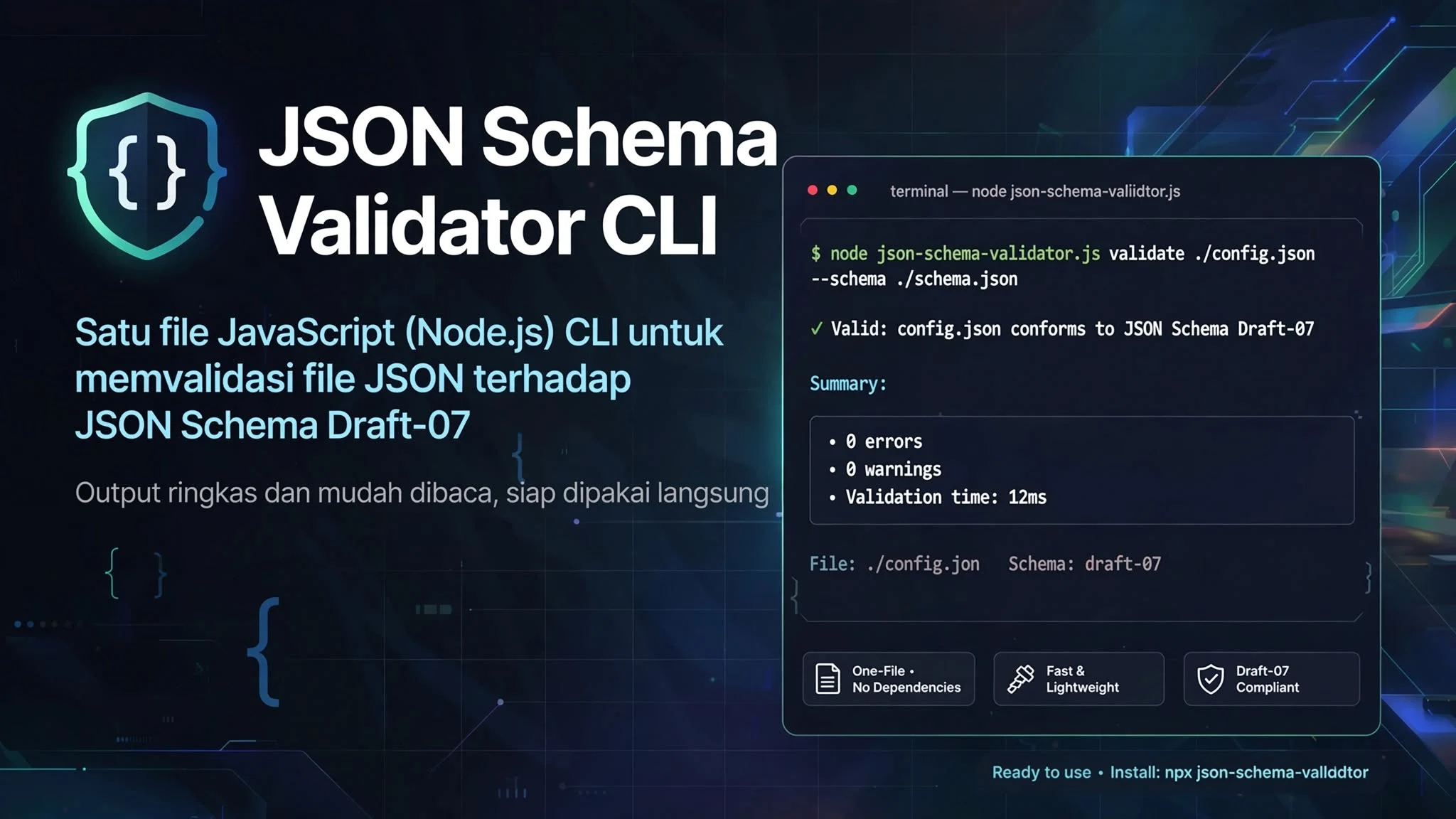 JSON Schema Validator CLI