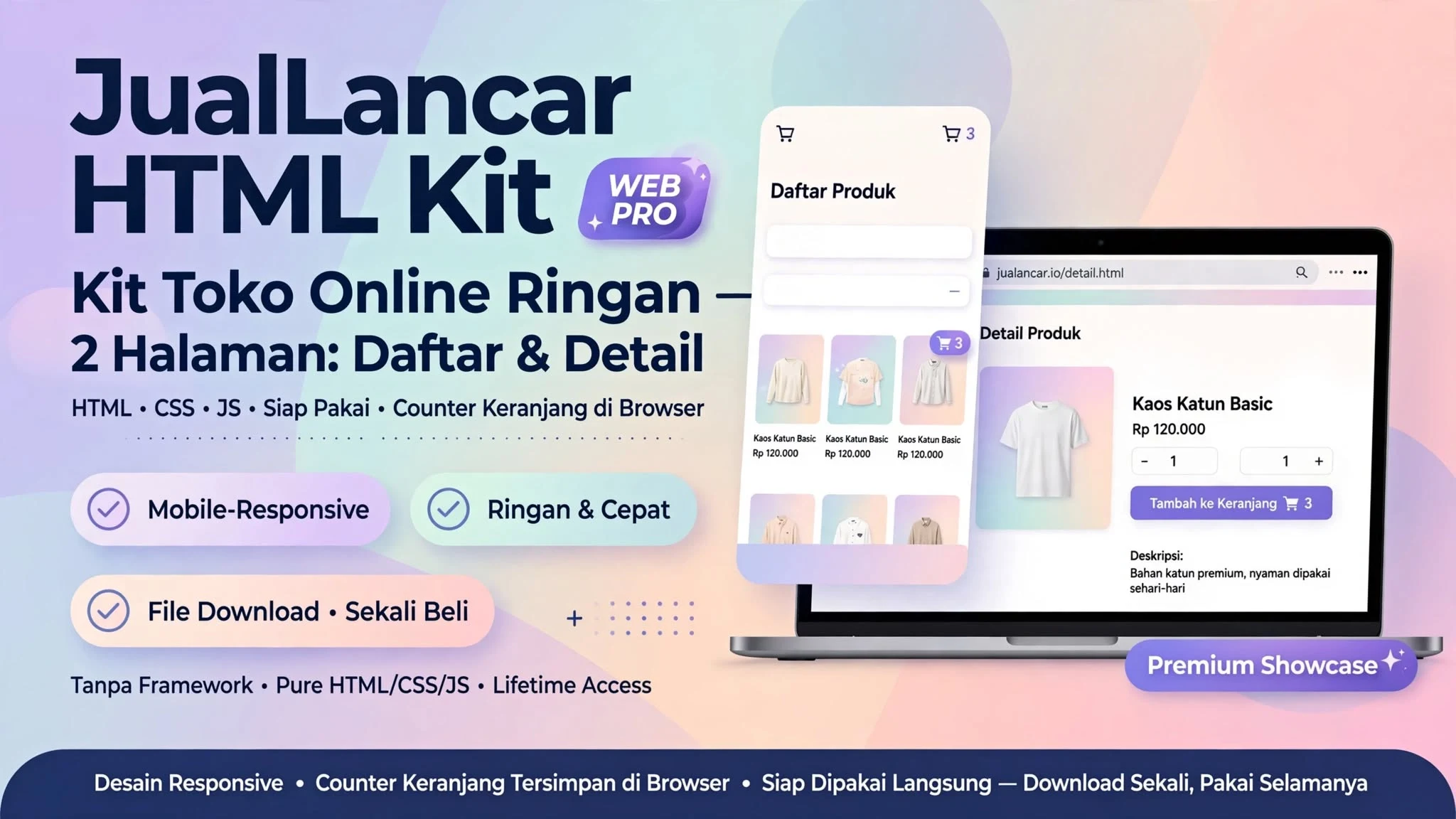 JualLancar HTML Kit