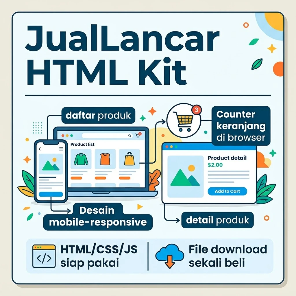 JualLancar HTML Kit