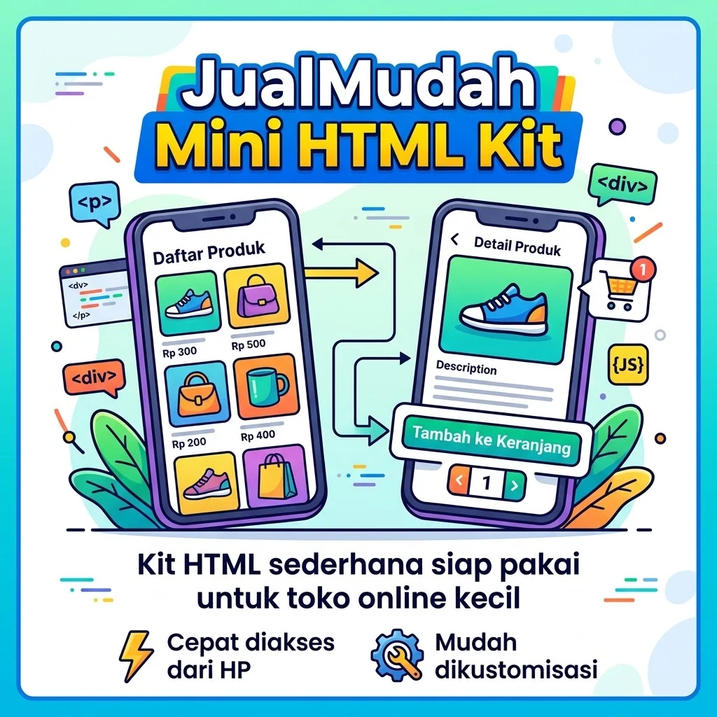 JualMudah Mini HTML Kit