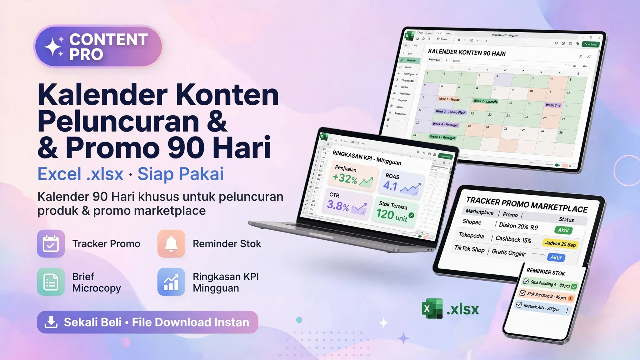 Kalender Konten Peluncuran & Promo