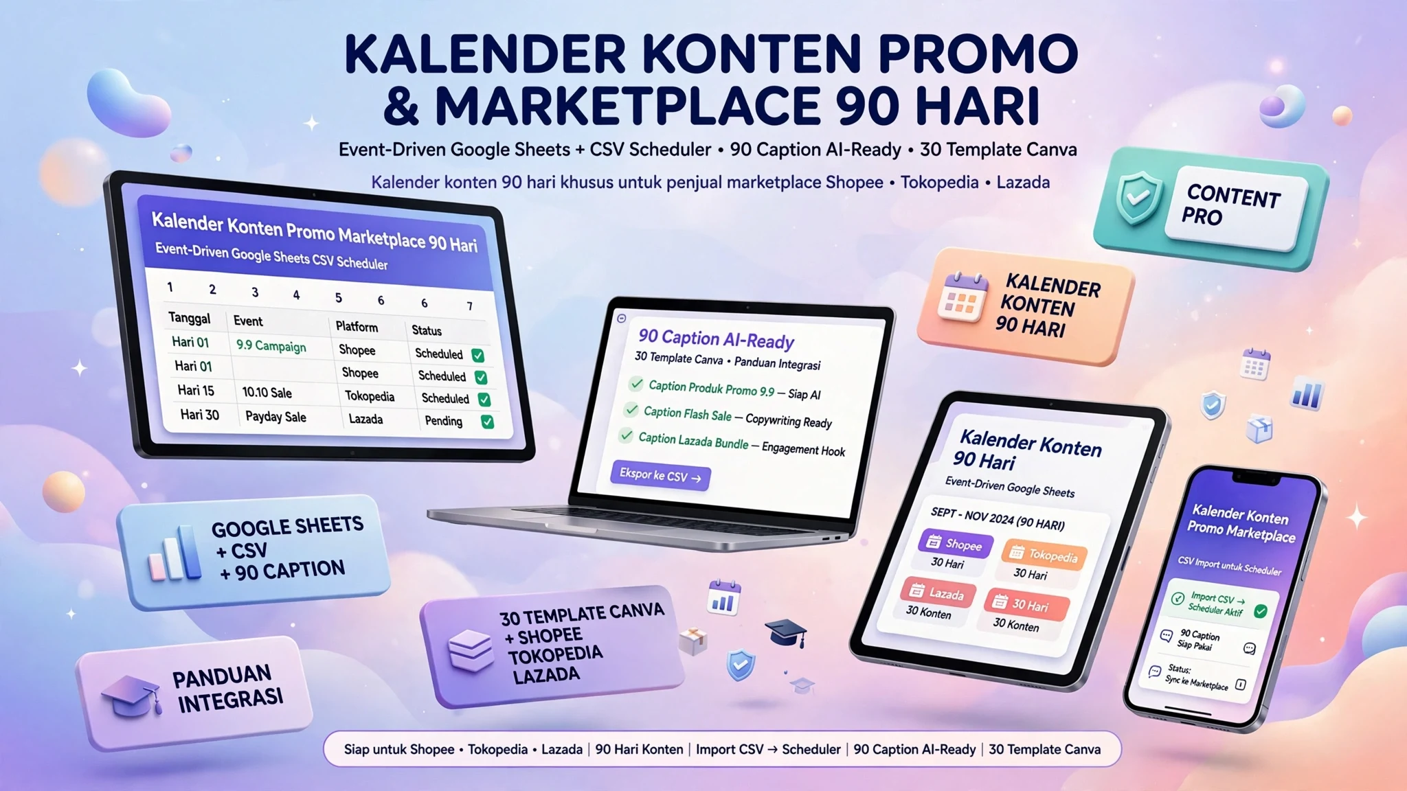 Kalender Konten Promo & Marketplace