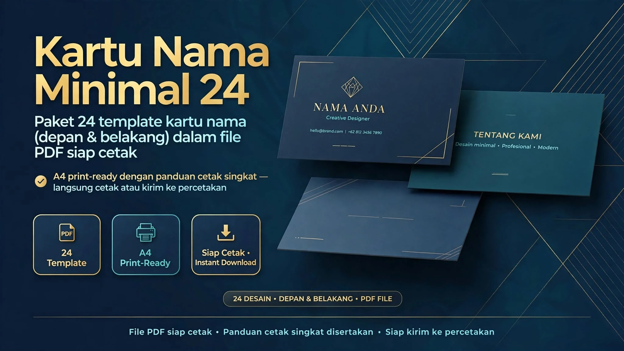 Kartu Nama Minimal 24