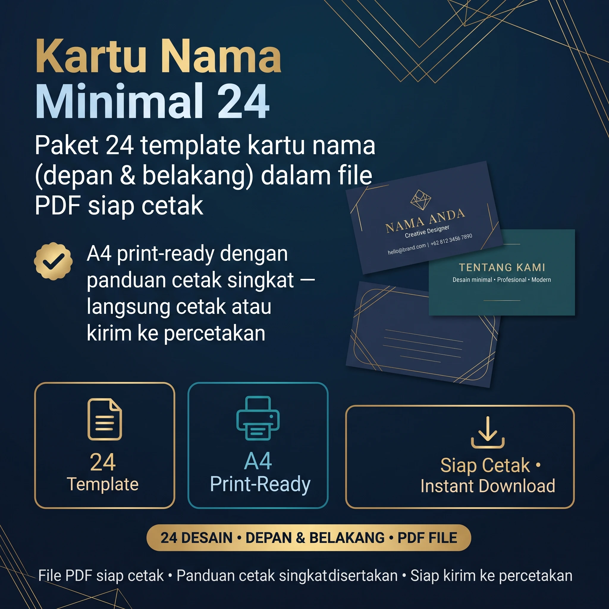 Kartu Nama Minimal 24