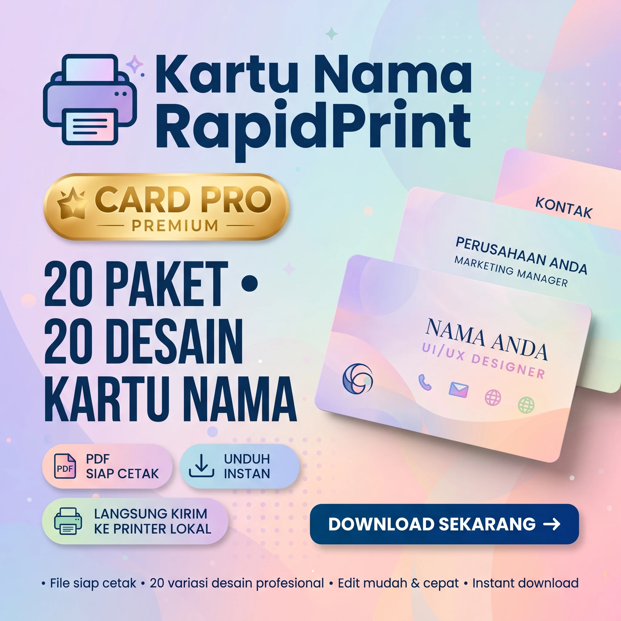Kartu Nama RapidPrint 20