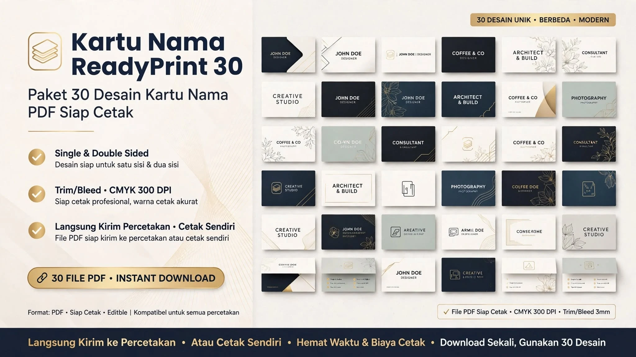 Kartu Nama ReadyPrint 30
