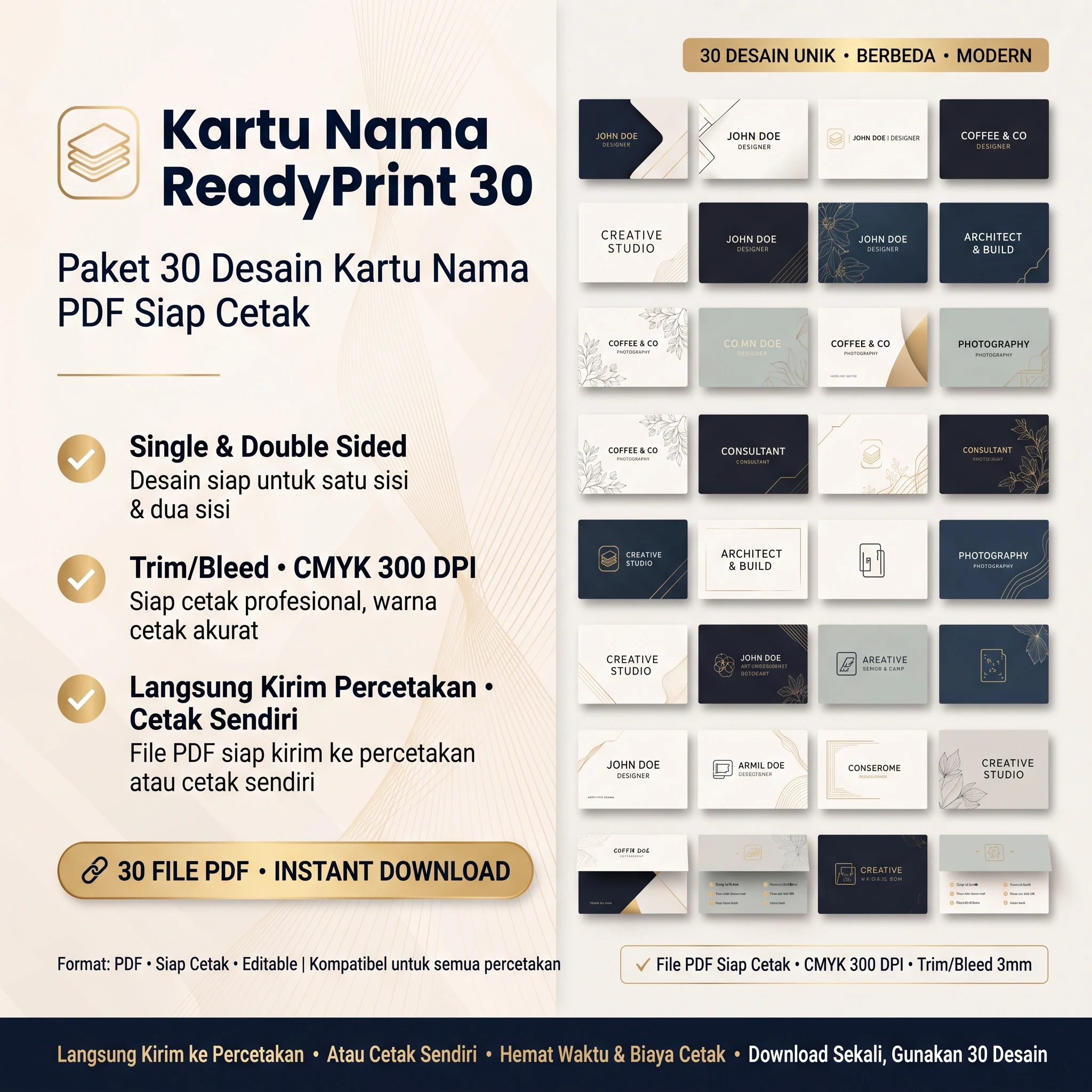 Kartu Nama ReadyPrint 30 - foto 1