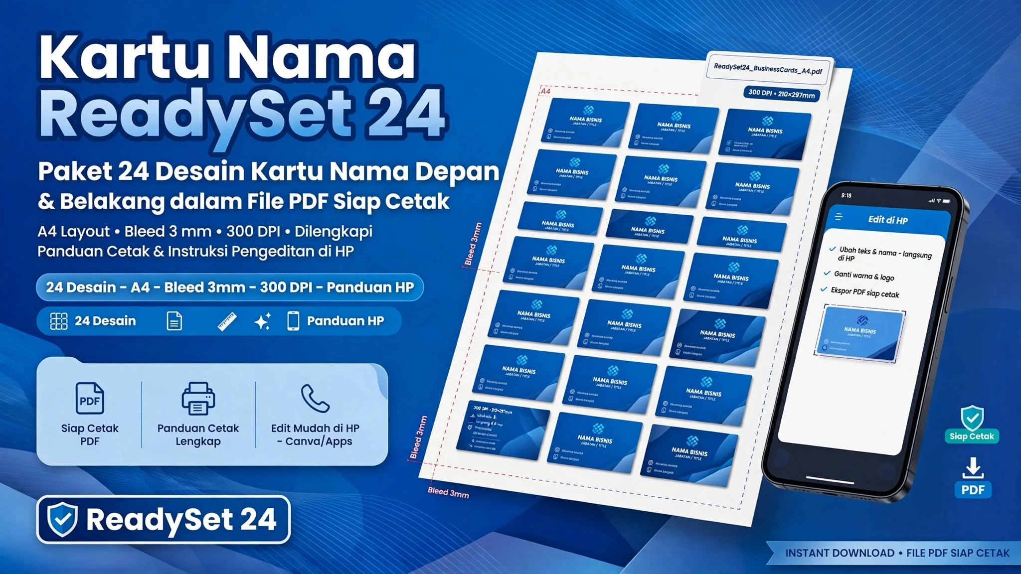 Kartu Nama ReadySet 24