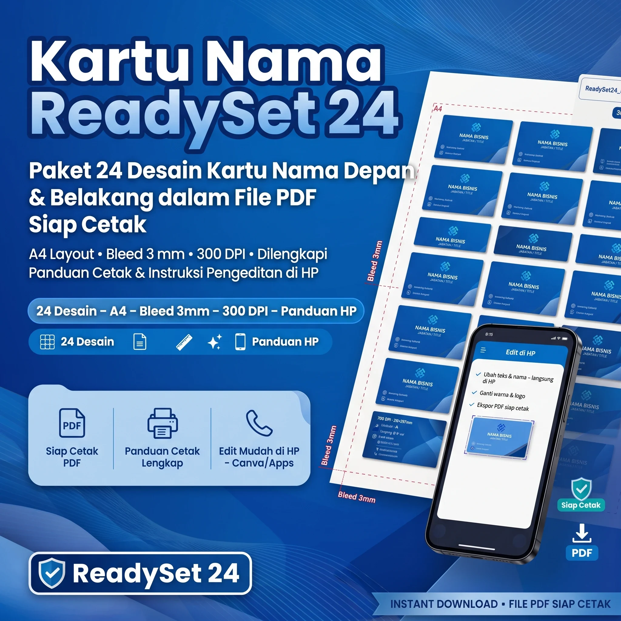 Kartu Nama ReadySet 24 - foto 1