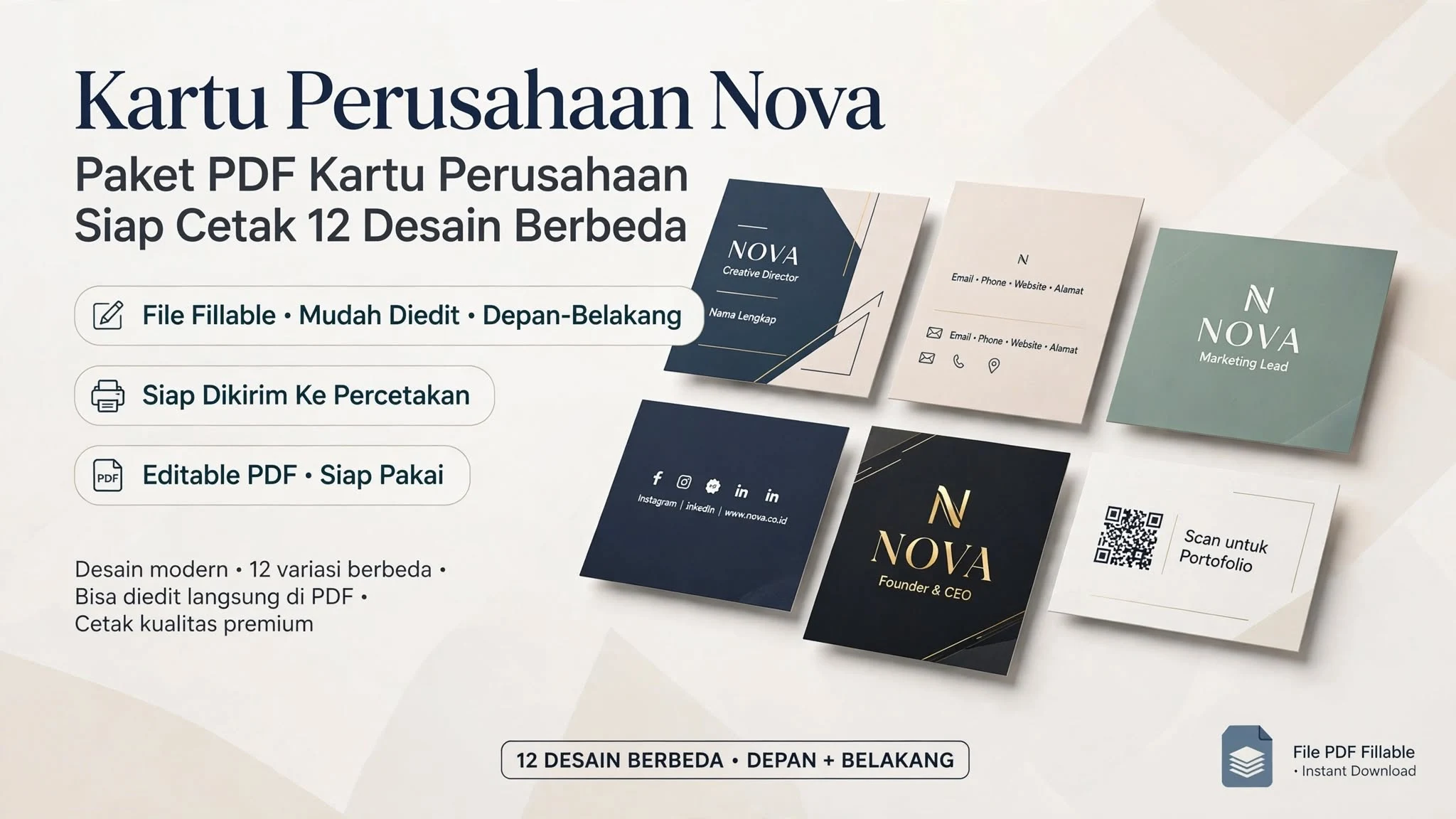 Kartu Perusahaan Nova