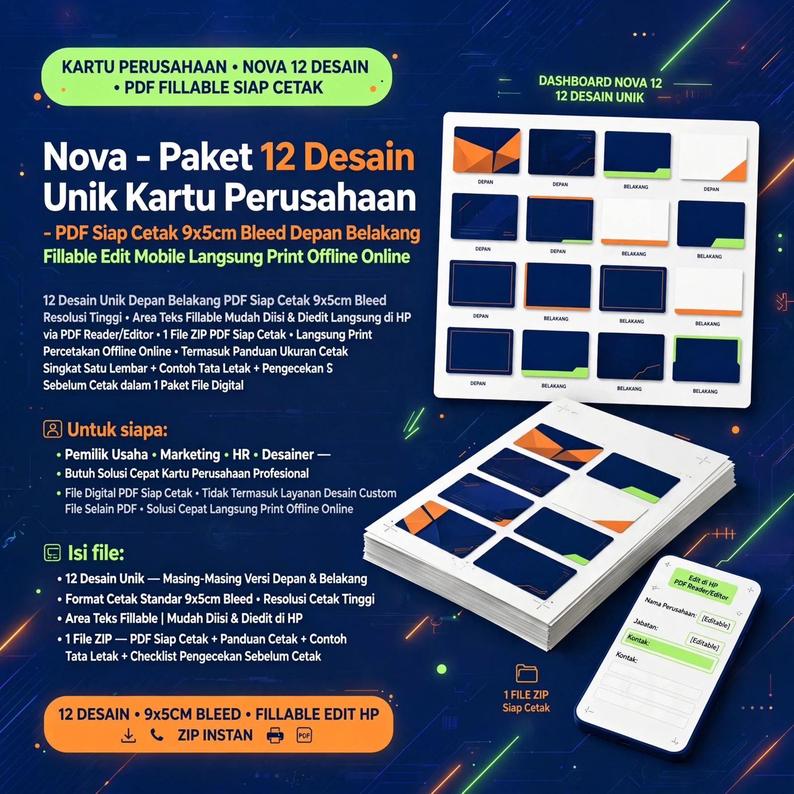 Kartu Perusahaan Nova
