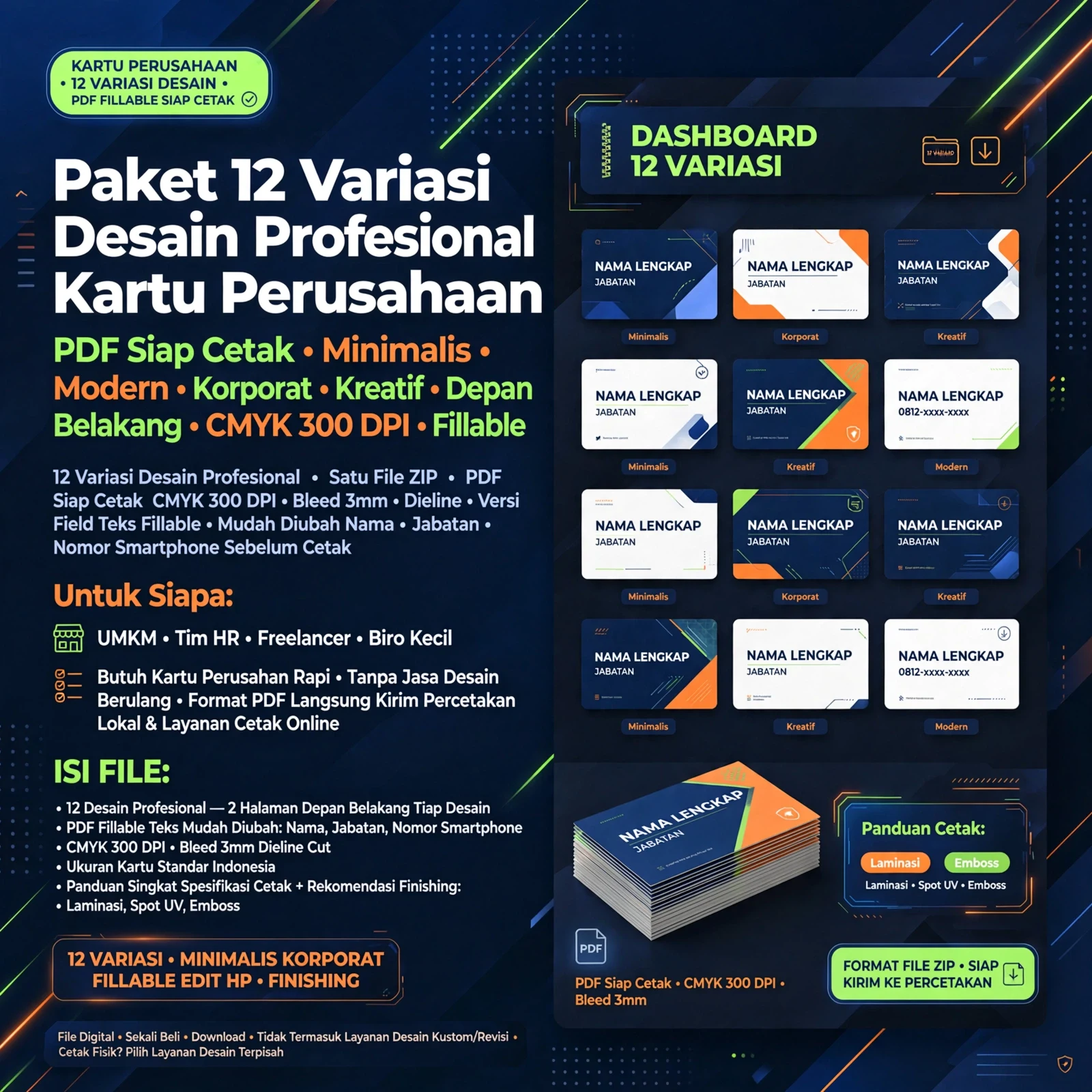 Kartu Perusahaan Pro