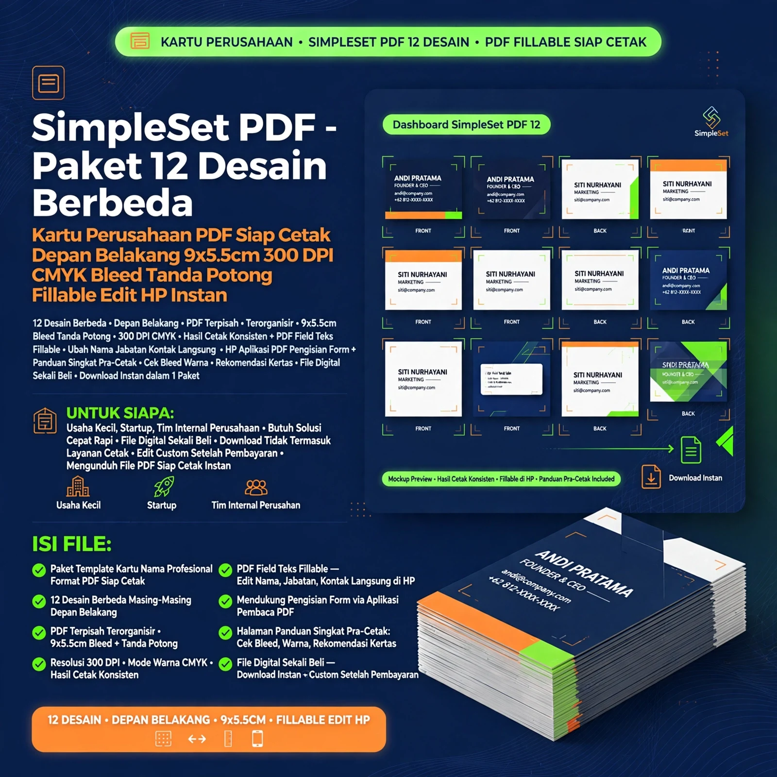 Kartu Perusahaan SimpleSet PDF
