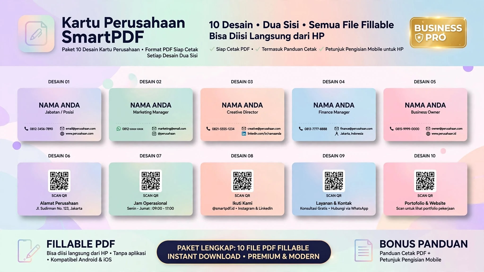 Kartu Perusahaan SmartPDF