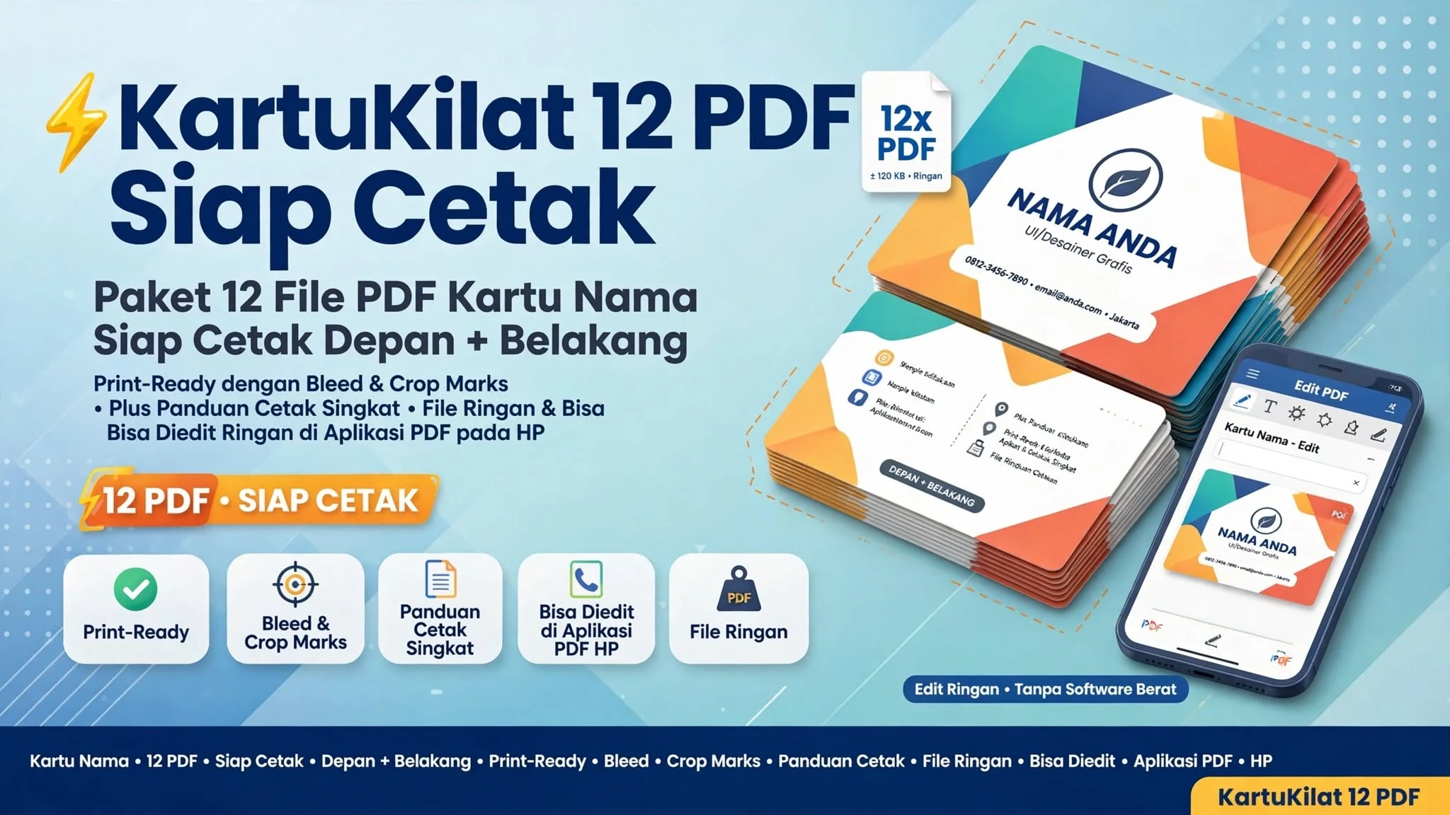 KartuKilat 12 PDF Siap Cetak