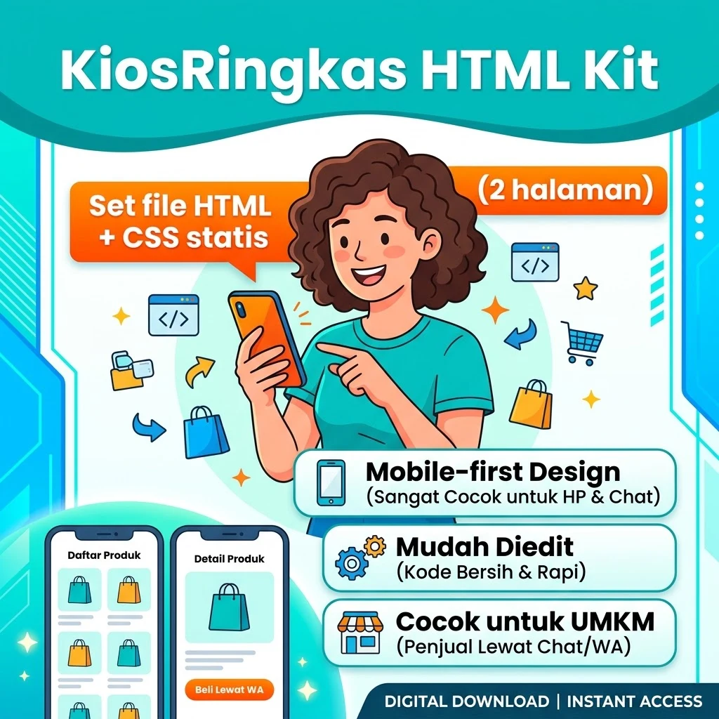 KiosRingkas HTML Kit