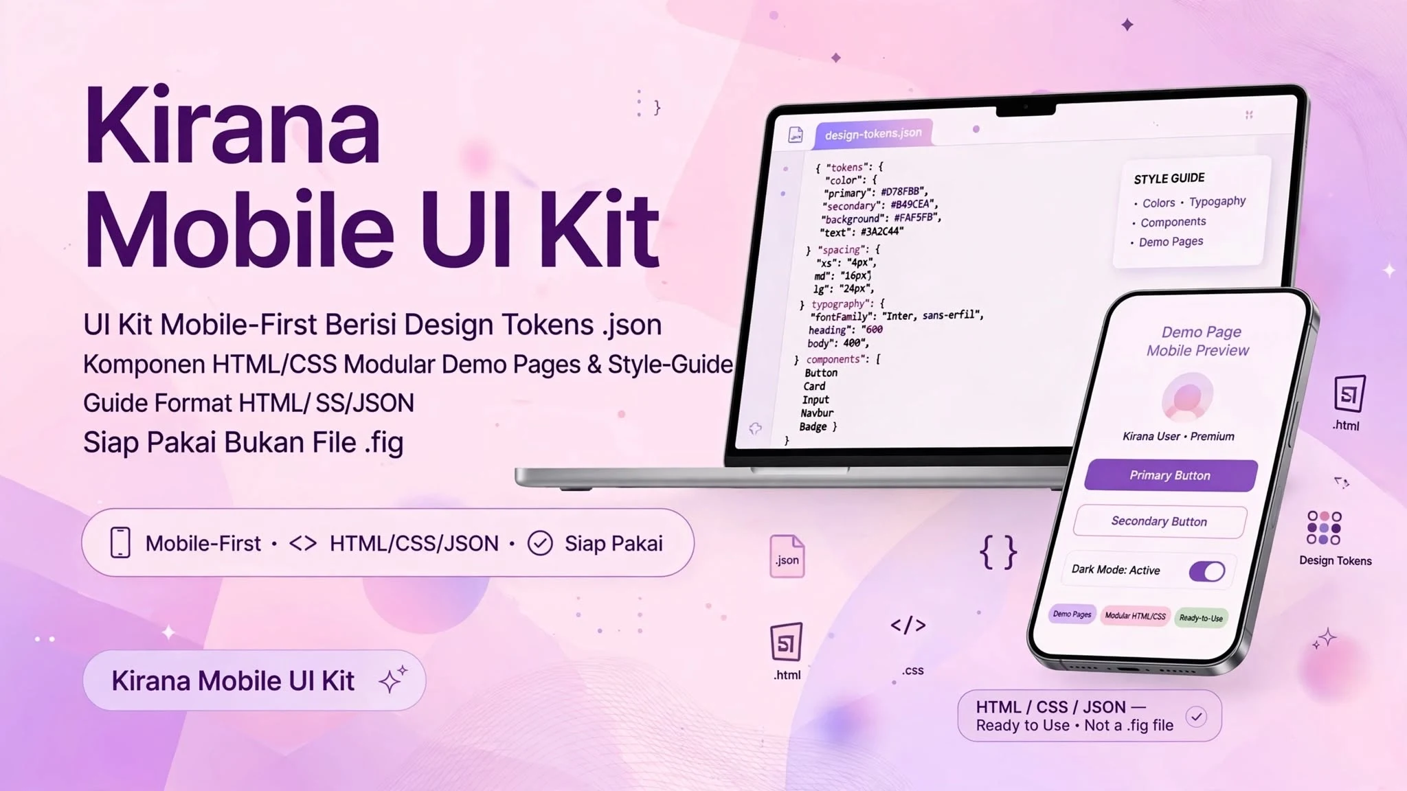 Kirana Mobile UI Kit