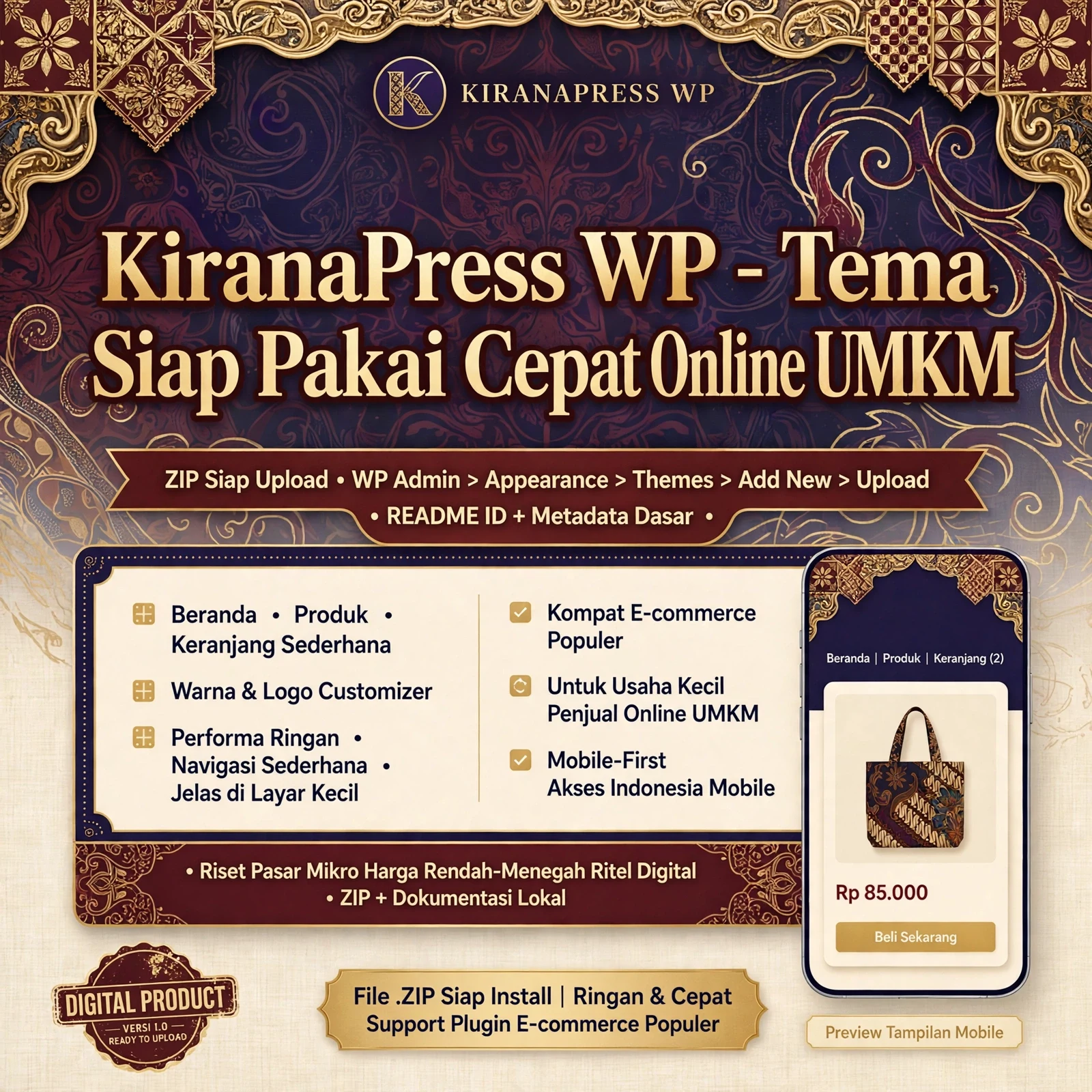 KiranaPress WP
