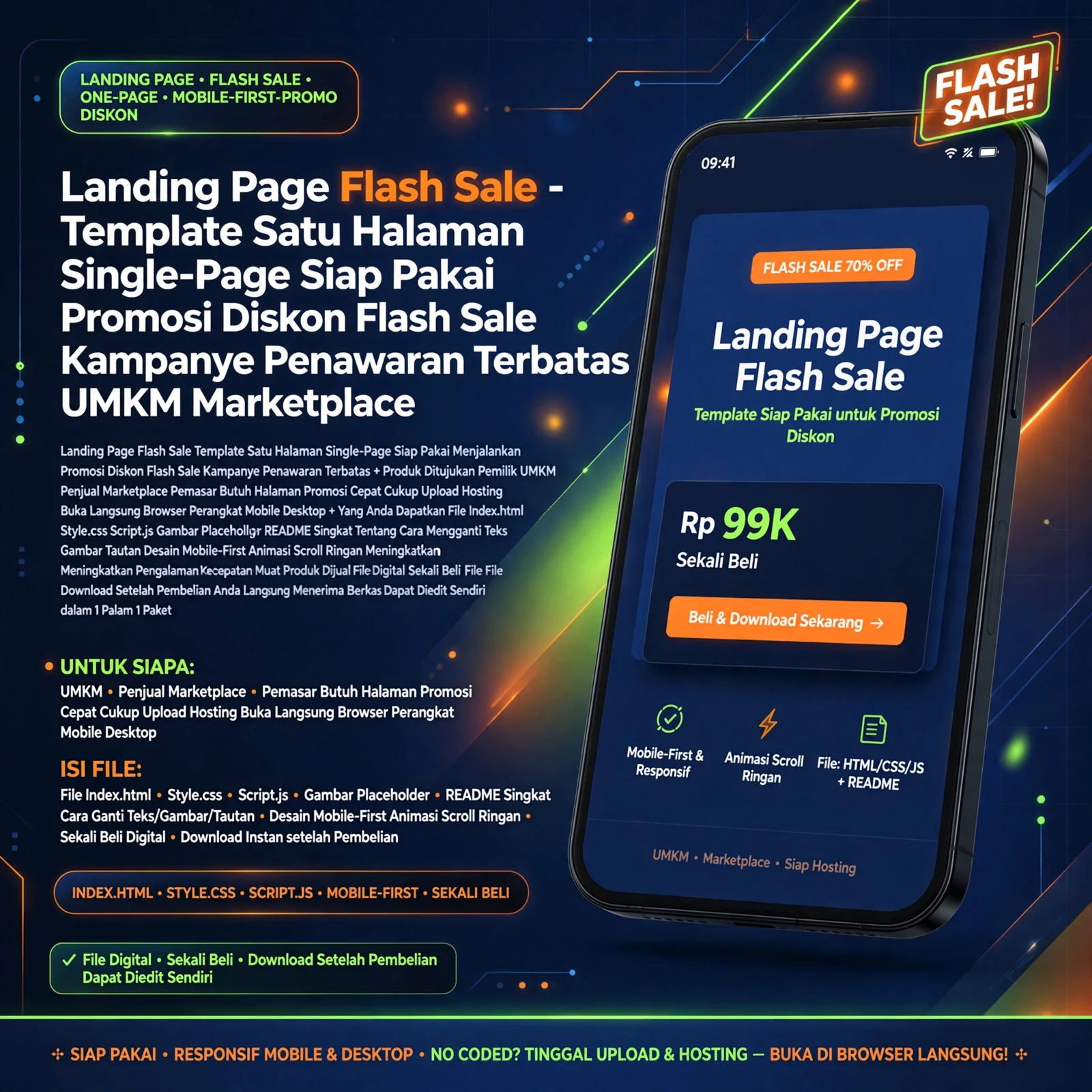 Landing Page Flash Sale