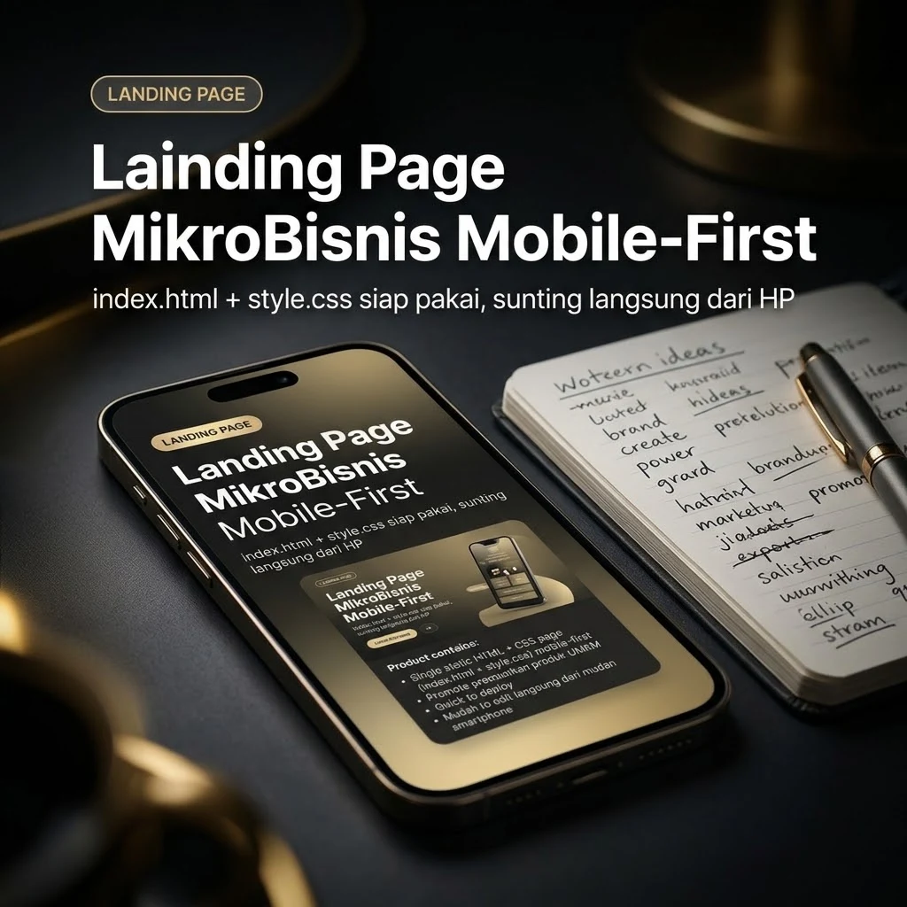 Landing Page MikroBisnis Mobile-First