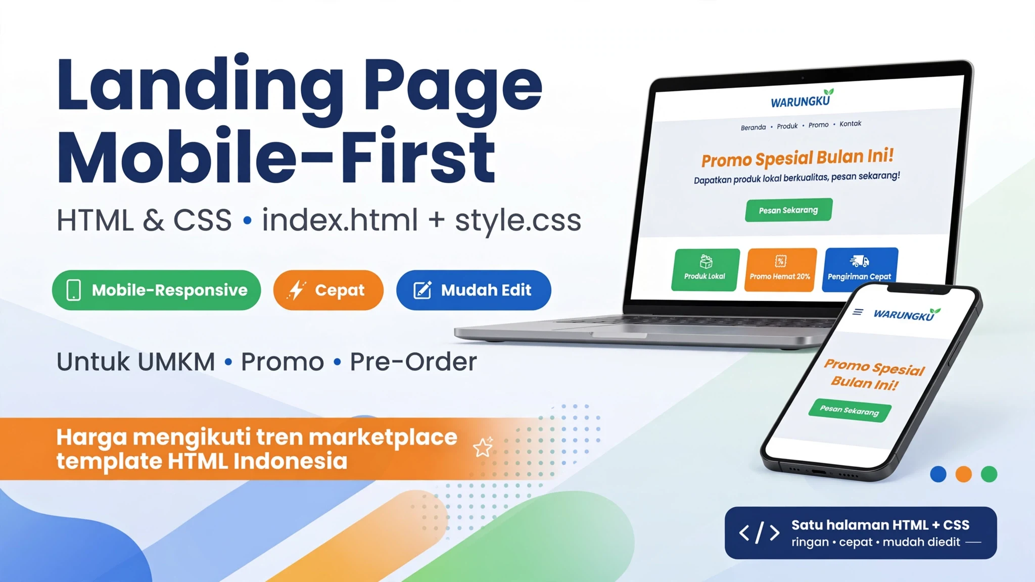 Landing Page Mobile-First (HTML & CSS)