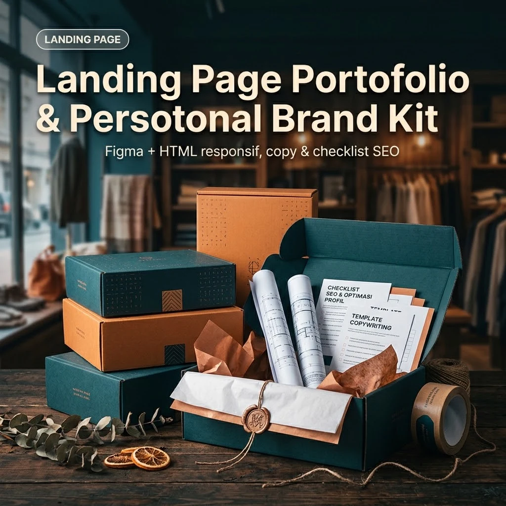 Landing Page Portofolio & Personal Brand Kit