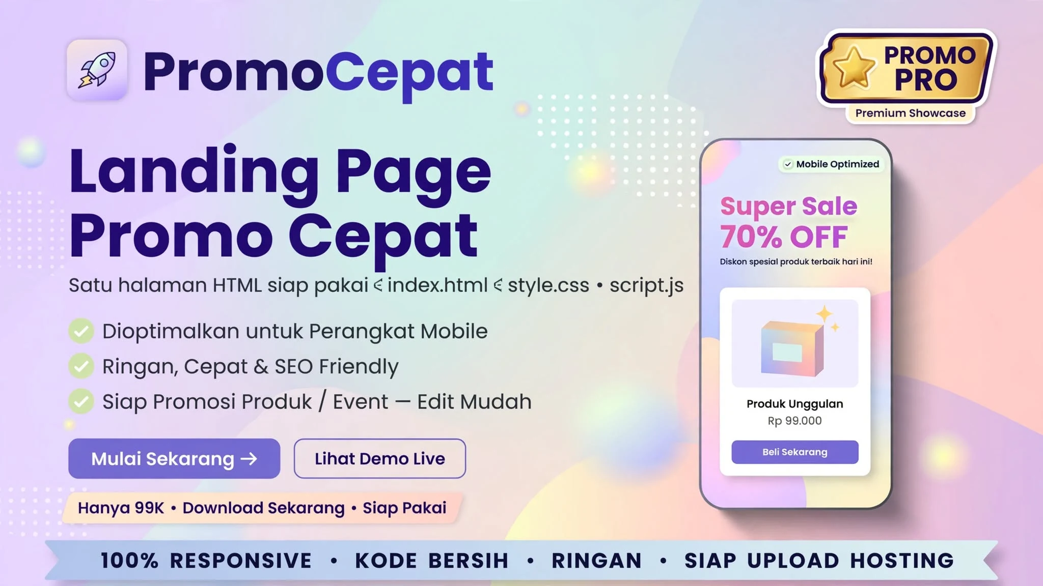 Landing Page Promo Cepat (HTML)