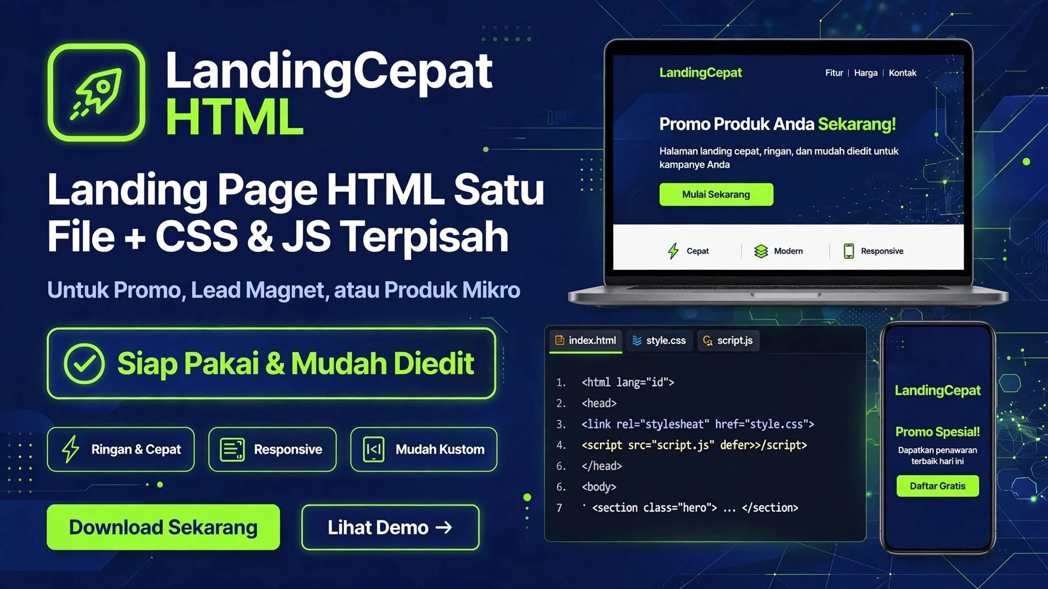 LandingCepat HTML