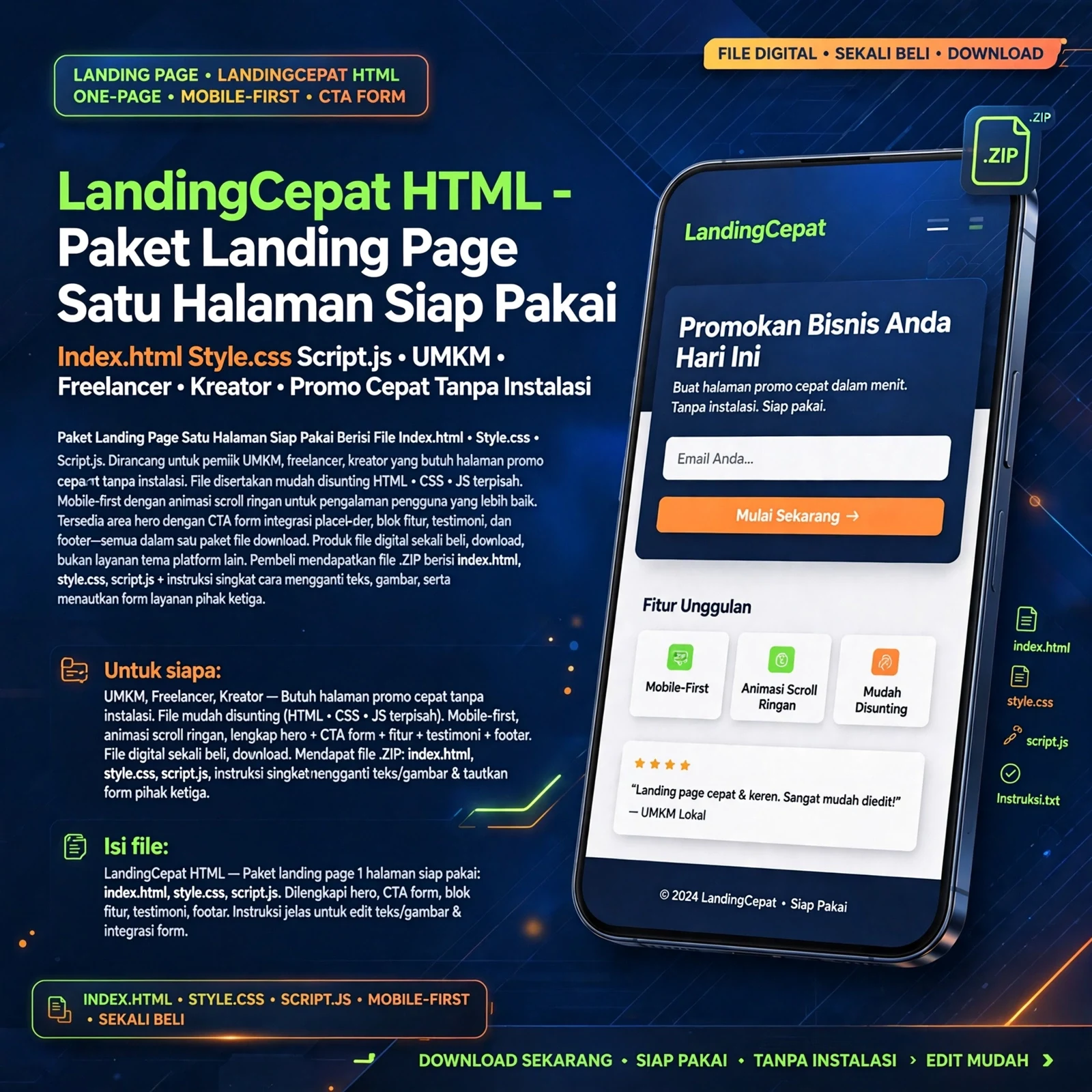 LandingCepat HTML