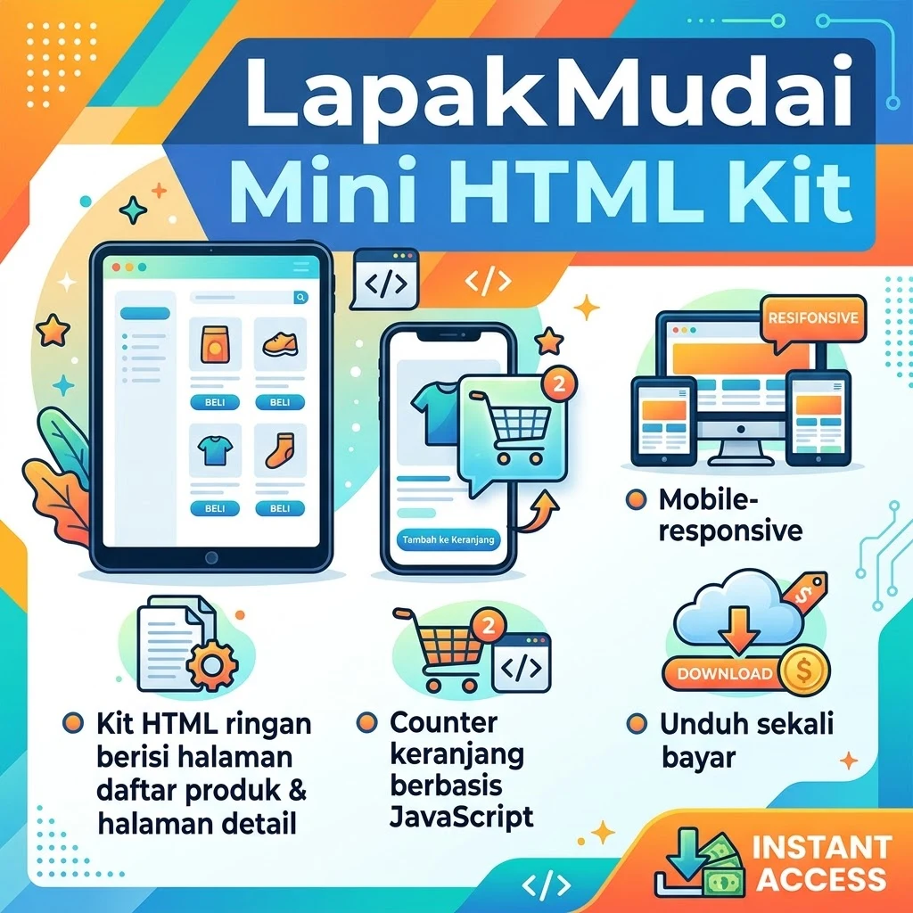 LapakMuda Mini HTML Kit