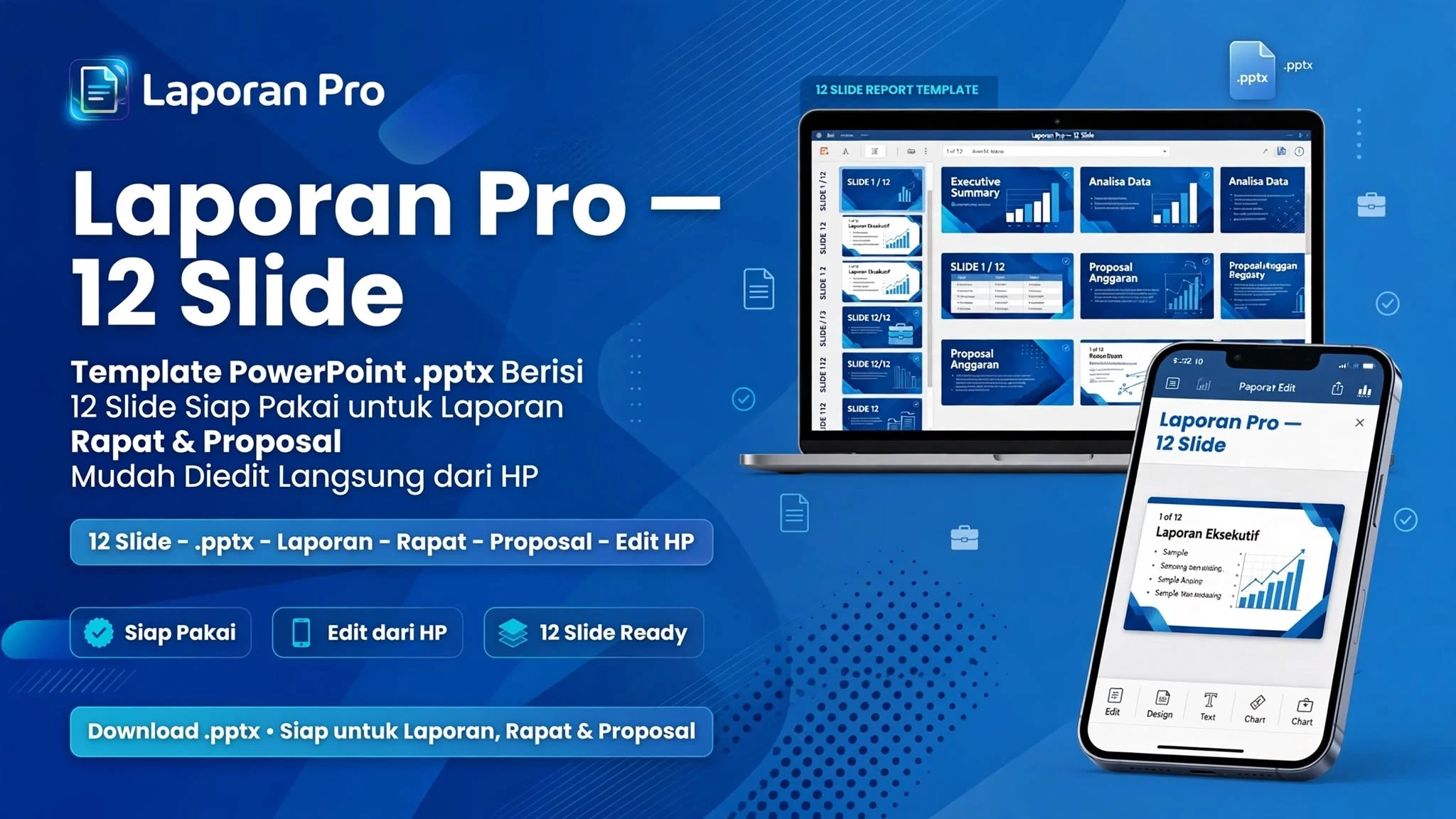 Laporan Pro — 12 Slide