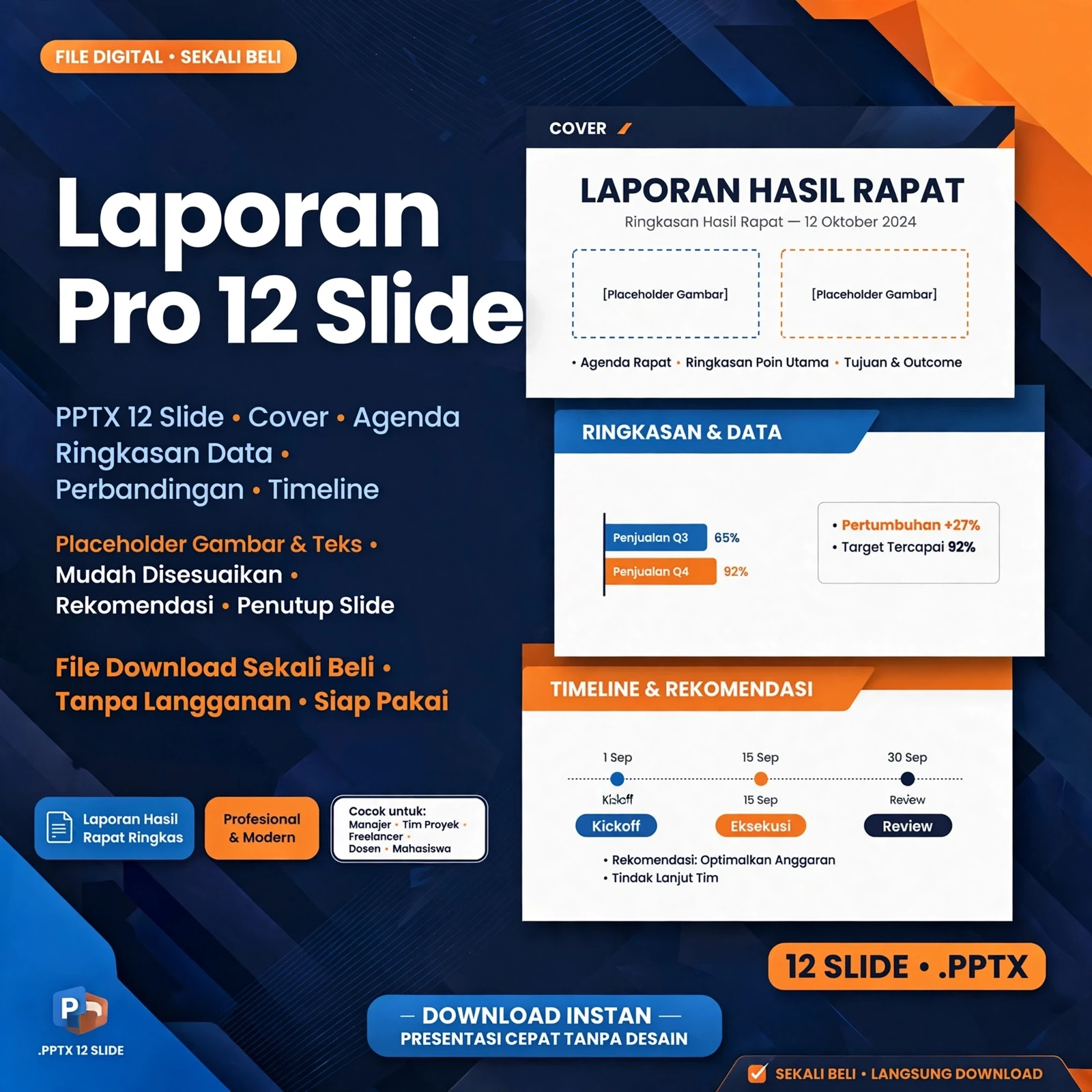 Laporan Pro — 12 Slide