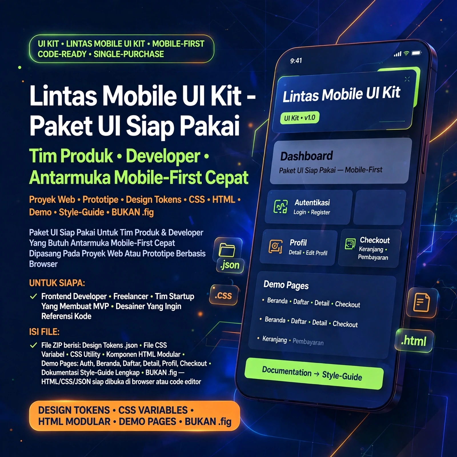 Lintas Mobile UI Kit