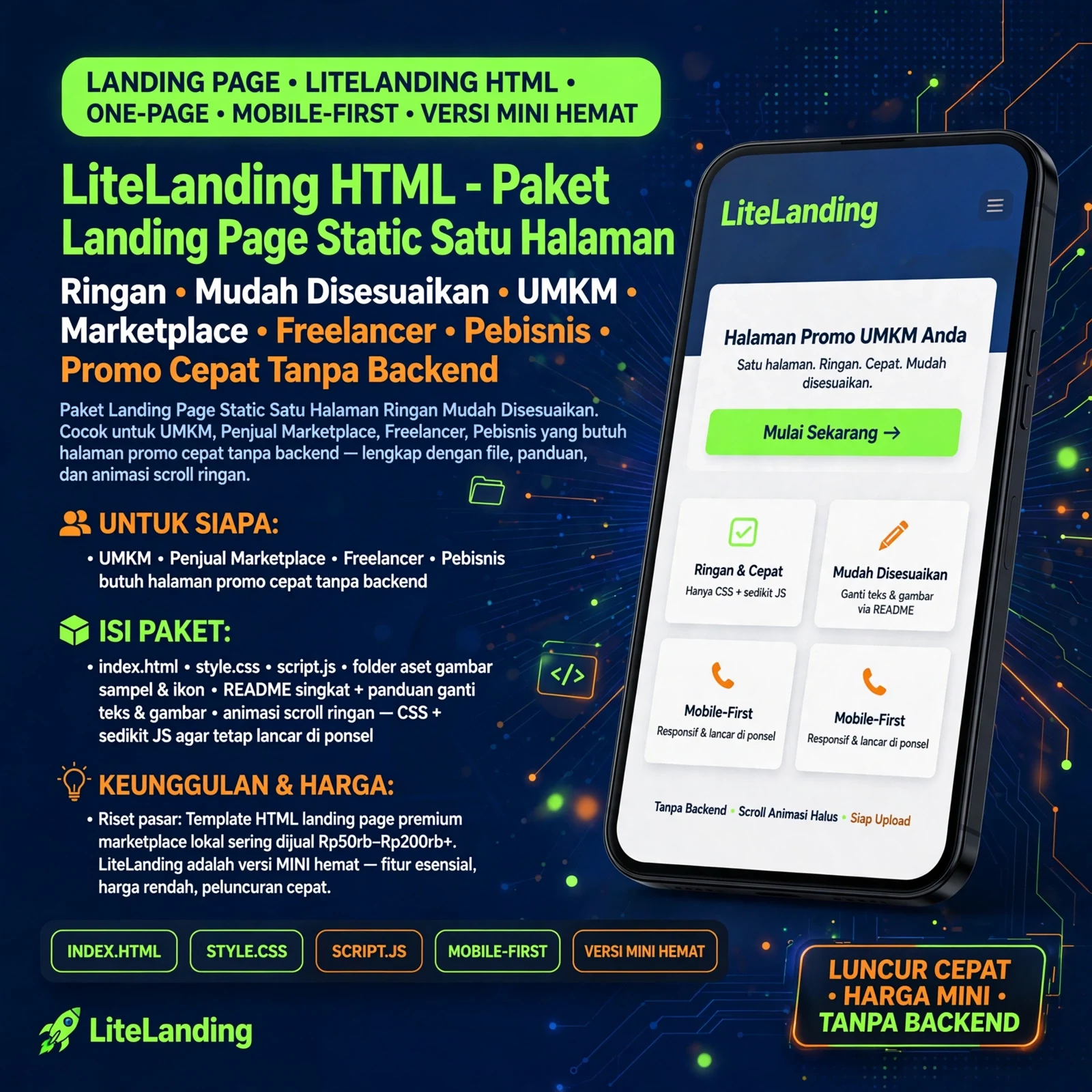 LiteLanding HTML