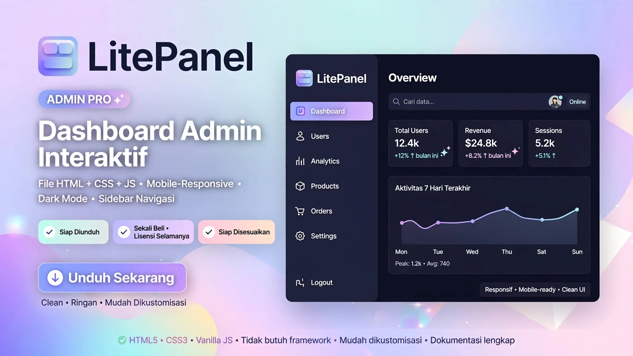 LitePanel UI