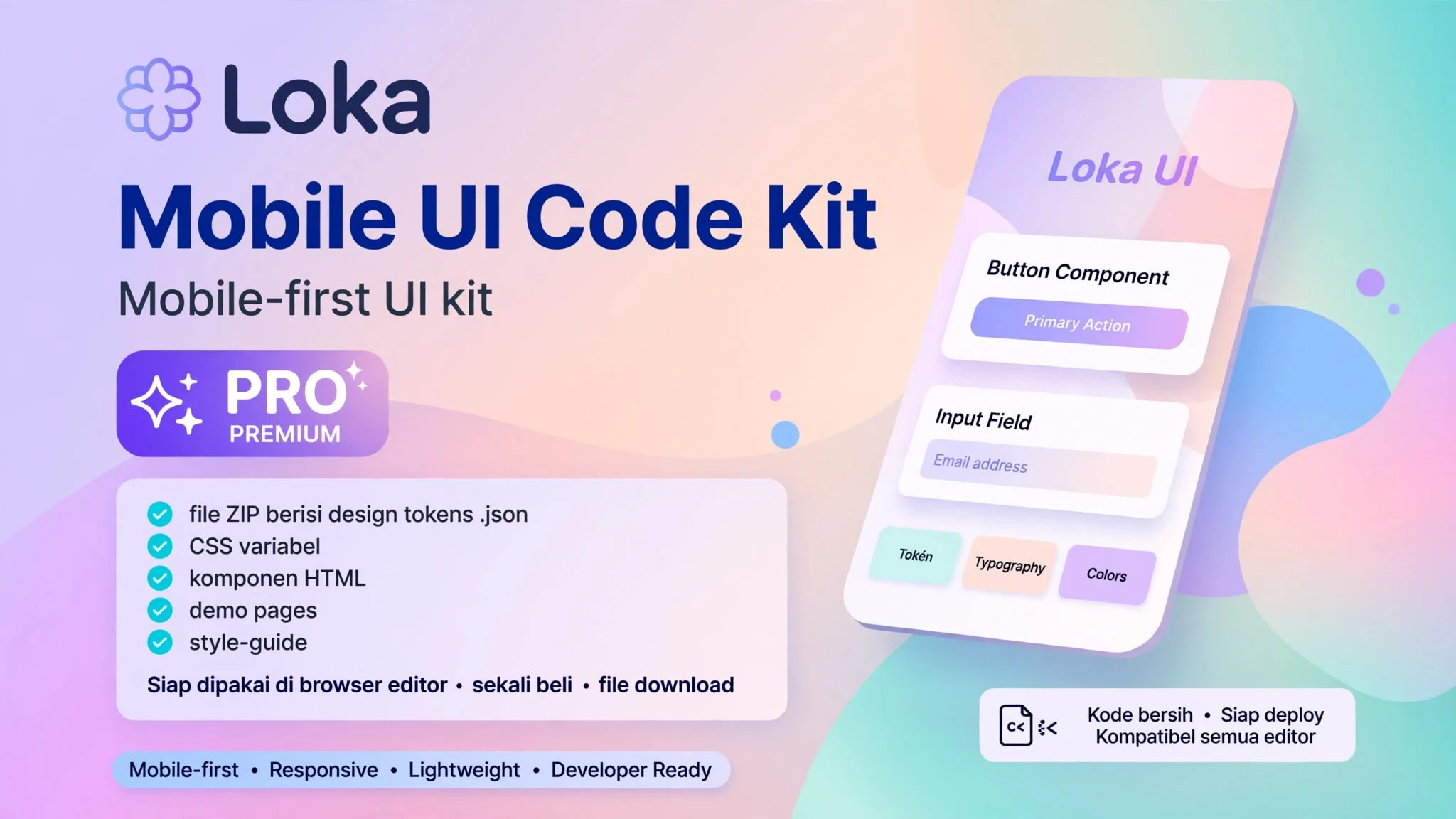 Loka Mobile UI Code Kit