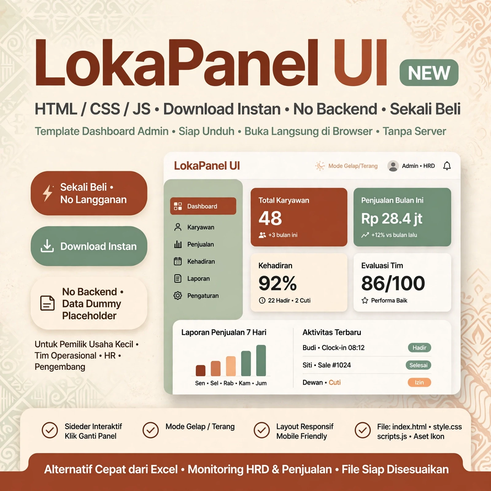 LokaPanel UI