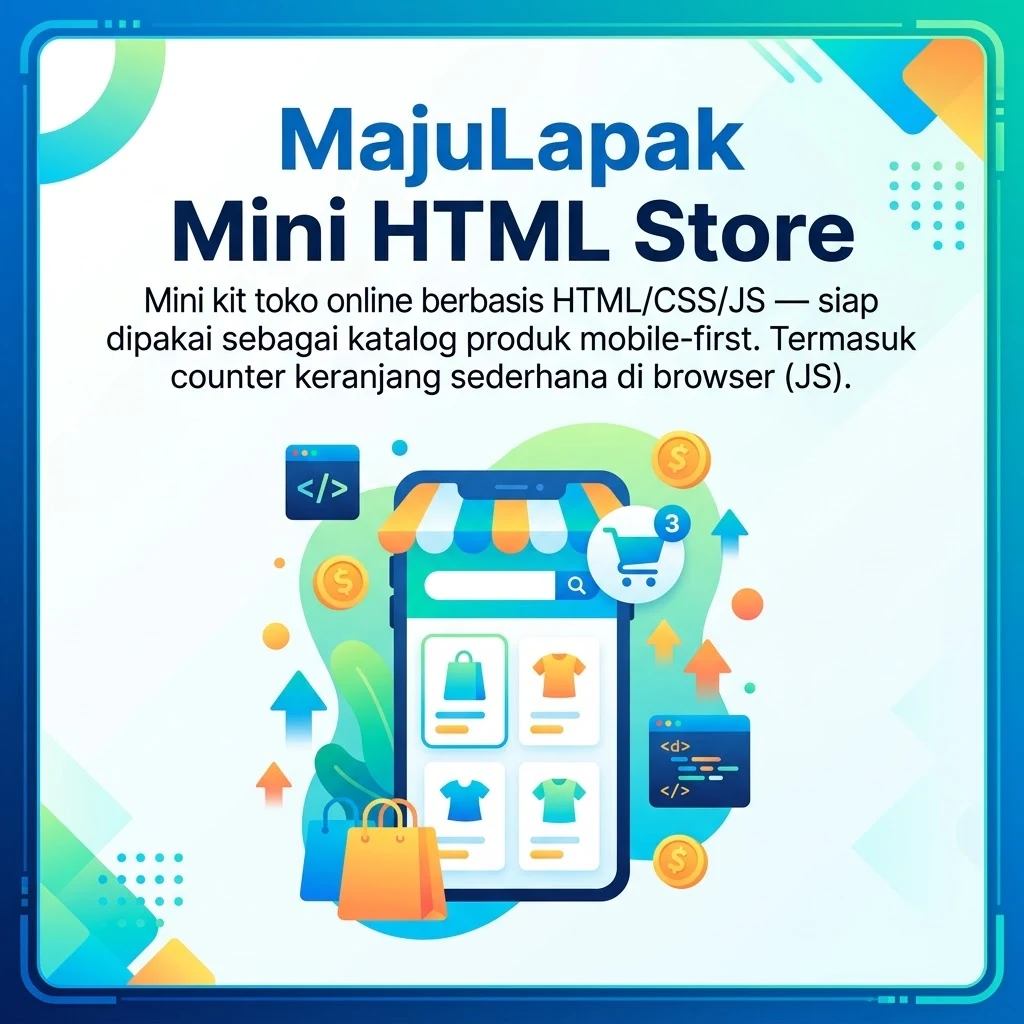 MajuLapak Mini HTML Store