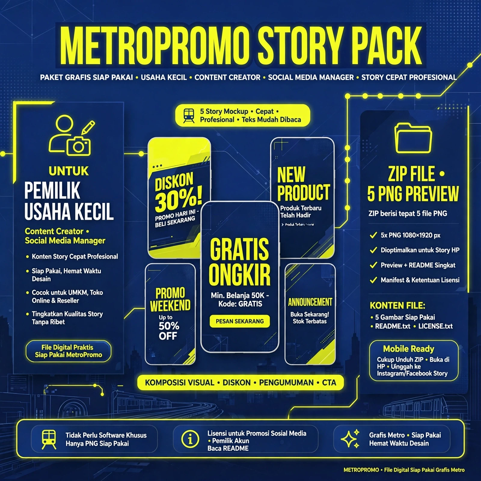 MetroPromo Story Pack