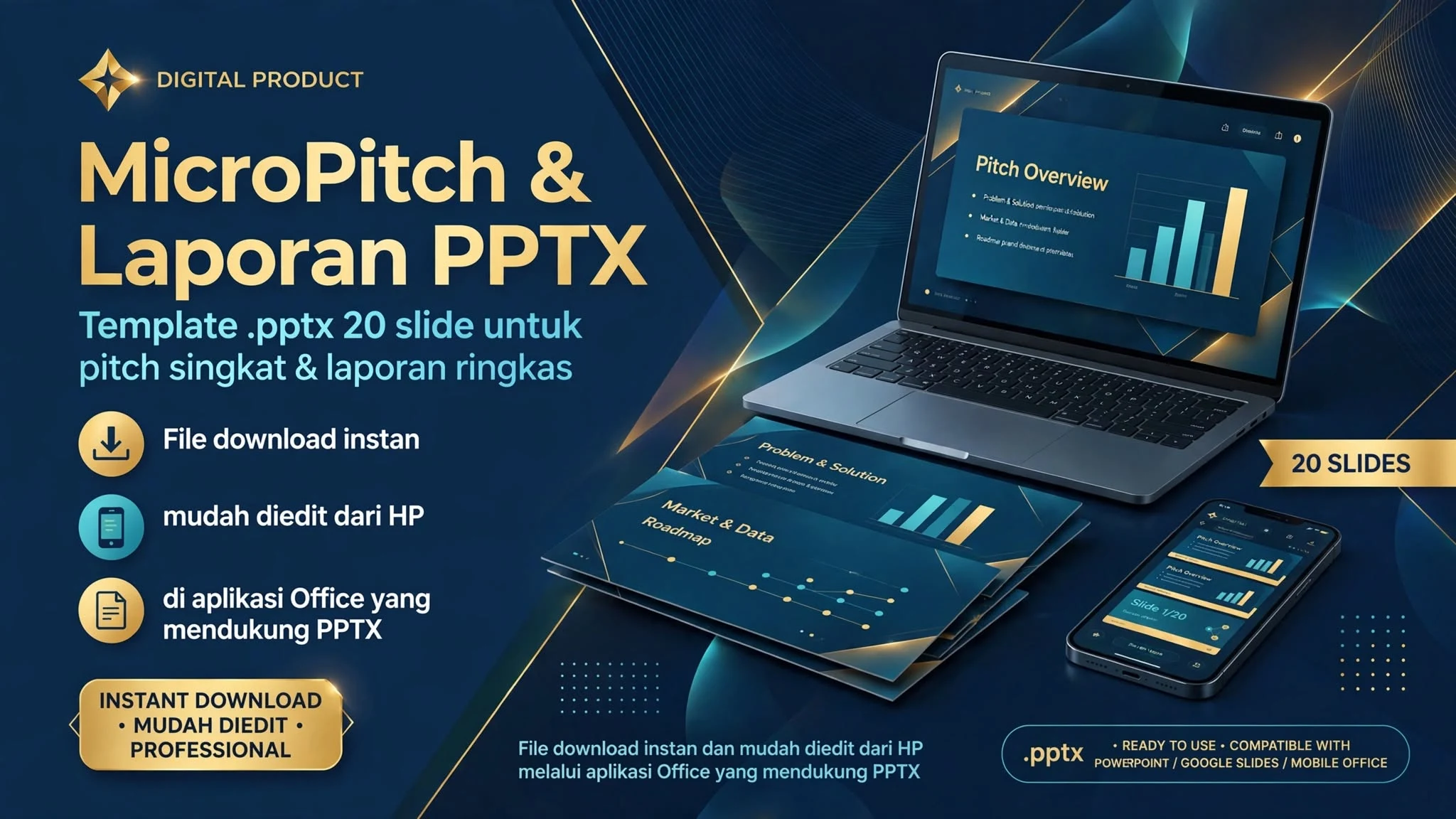 MicroPitch & Laporan PPTX