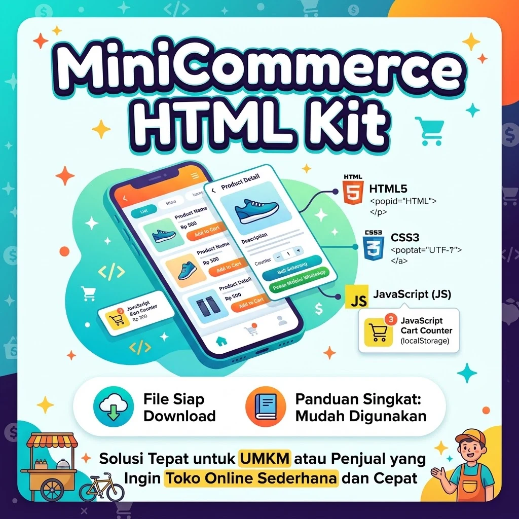 MiniCommerce HTML Kit
