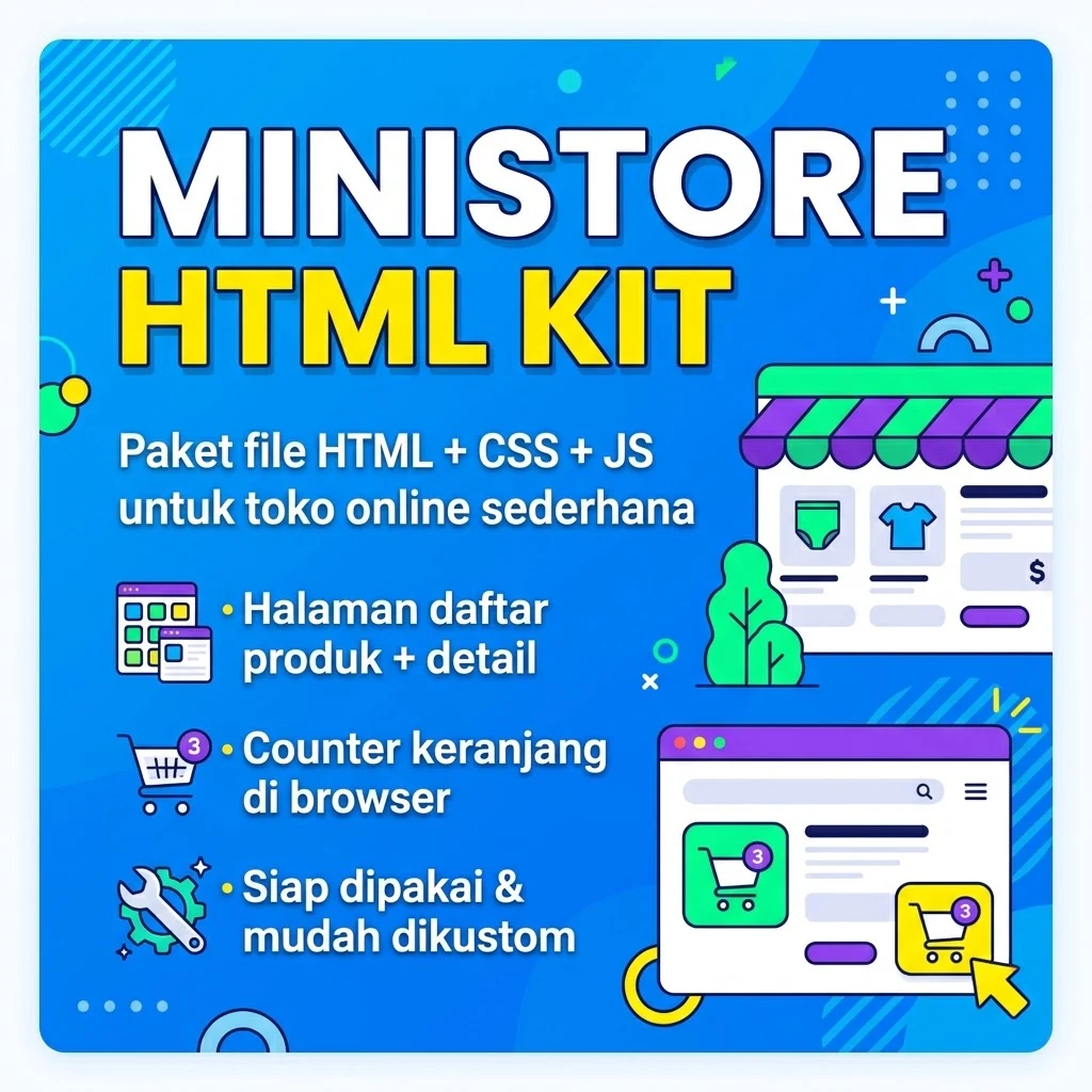 MiniStore HTML Kit