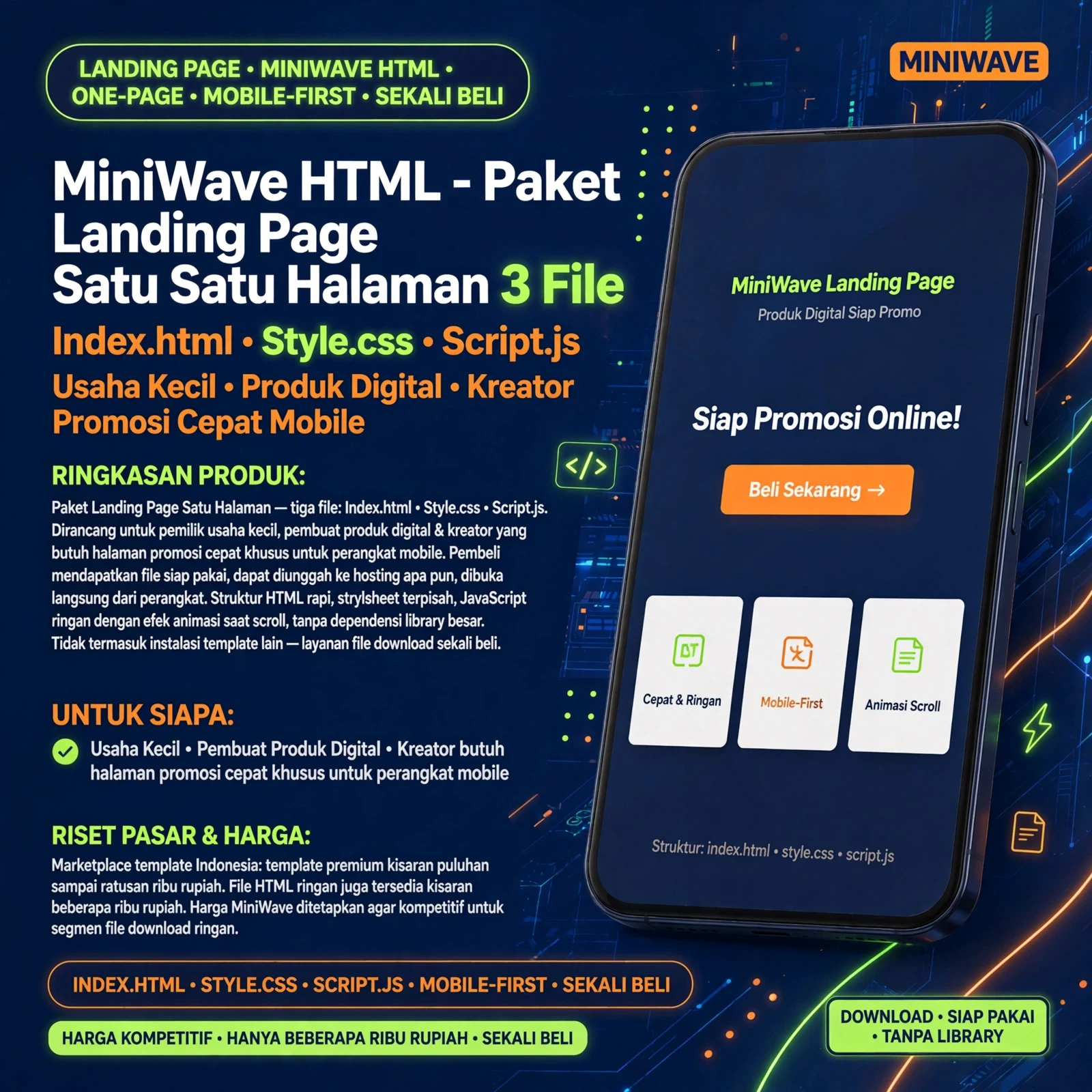 MiniWave HTML