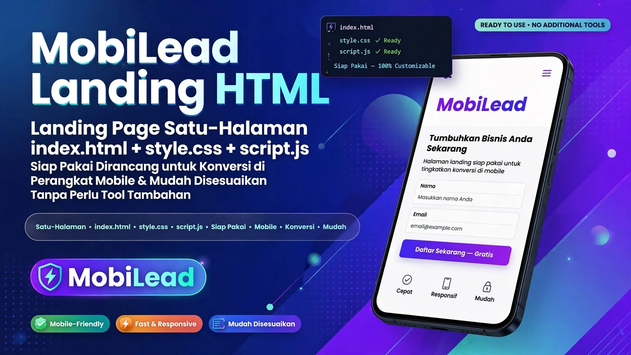 MobiLead Landing HTML