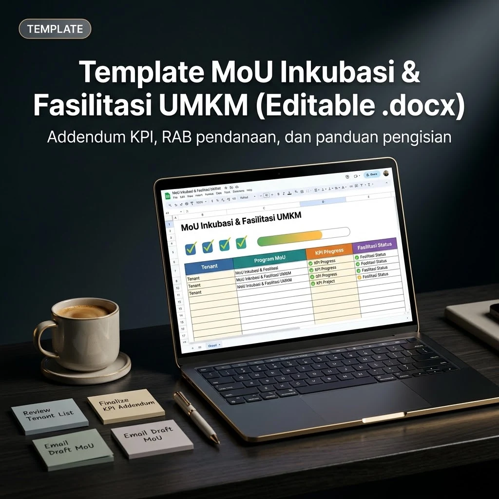 Template MoU Inkubasi & Fasilitasi UMKM (Editable .docx)