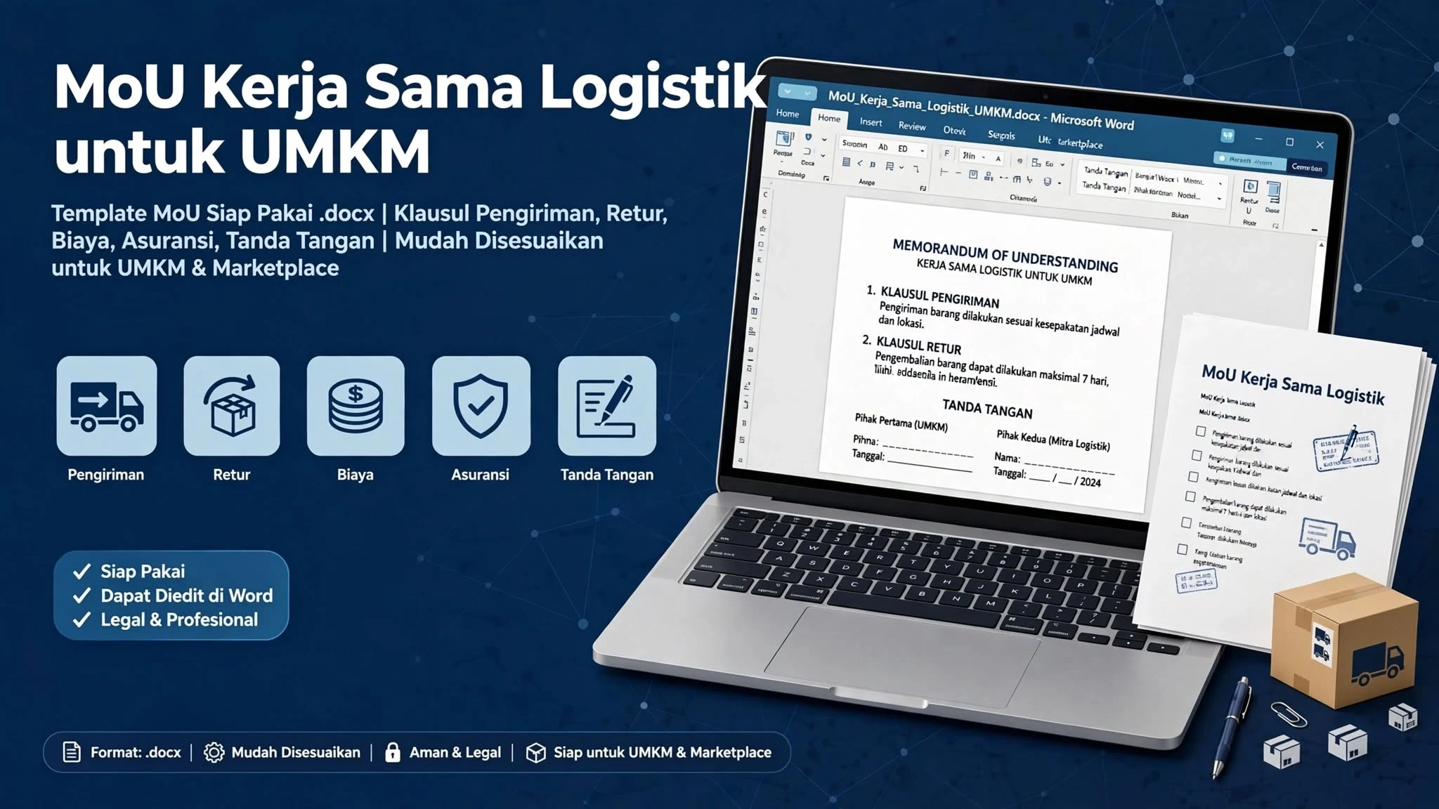 MoU Kerja Sama Logistik untuk UMKM